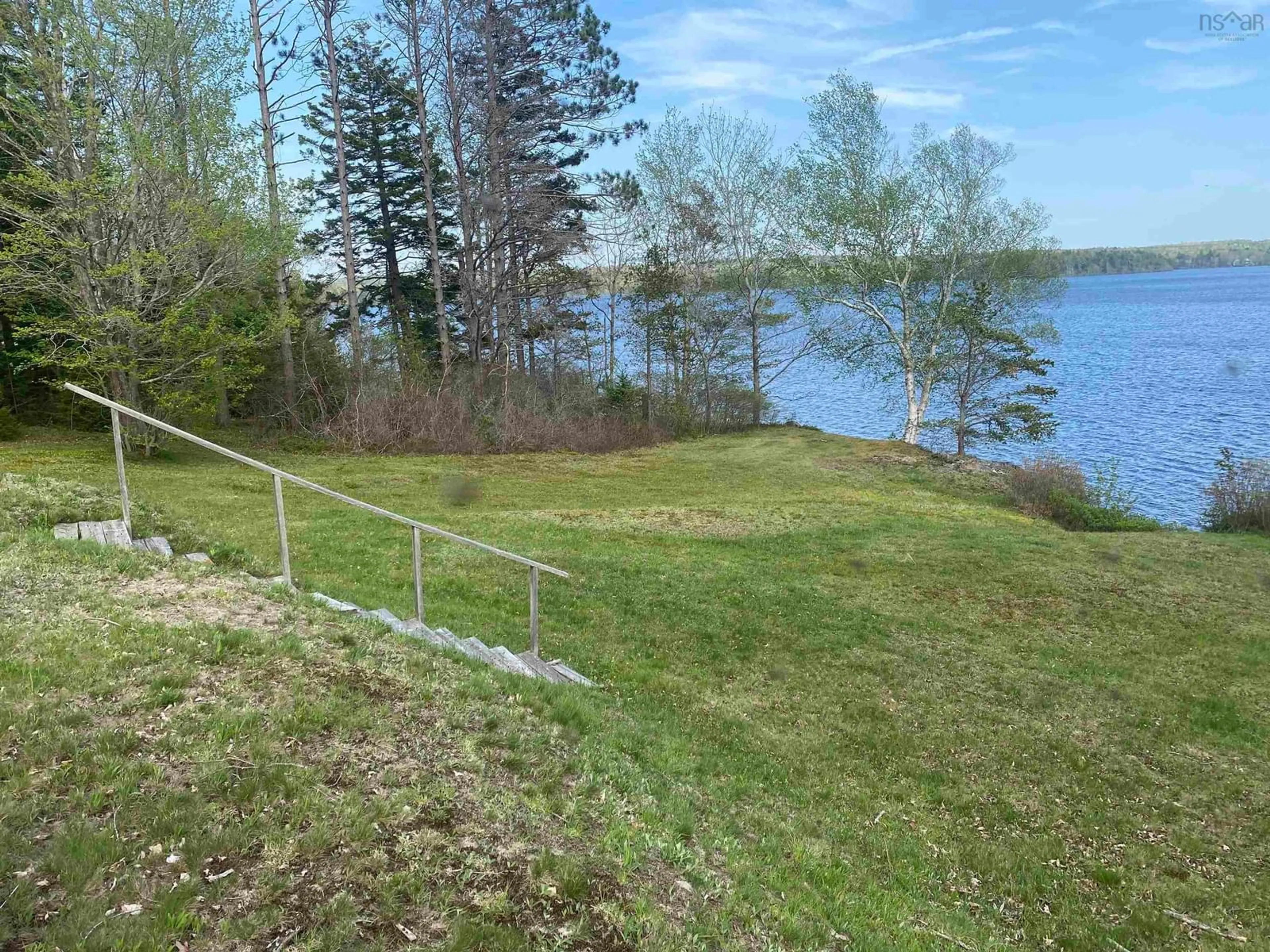 A pic from outside/outdoor area/front of a property/back of a property/a pic from drone, water/lake/river/ocean view for 70 Whispering Pines Lane Lane, North Range Nova Scotia B0W 1H0