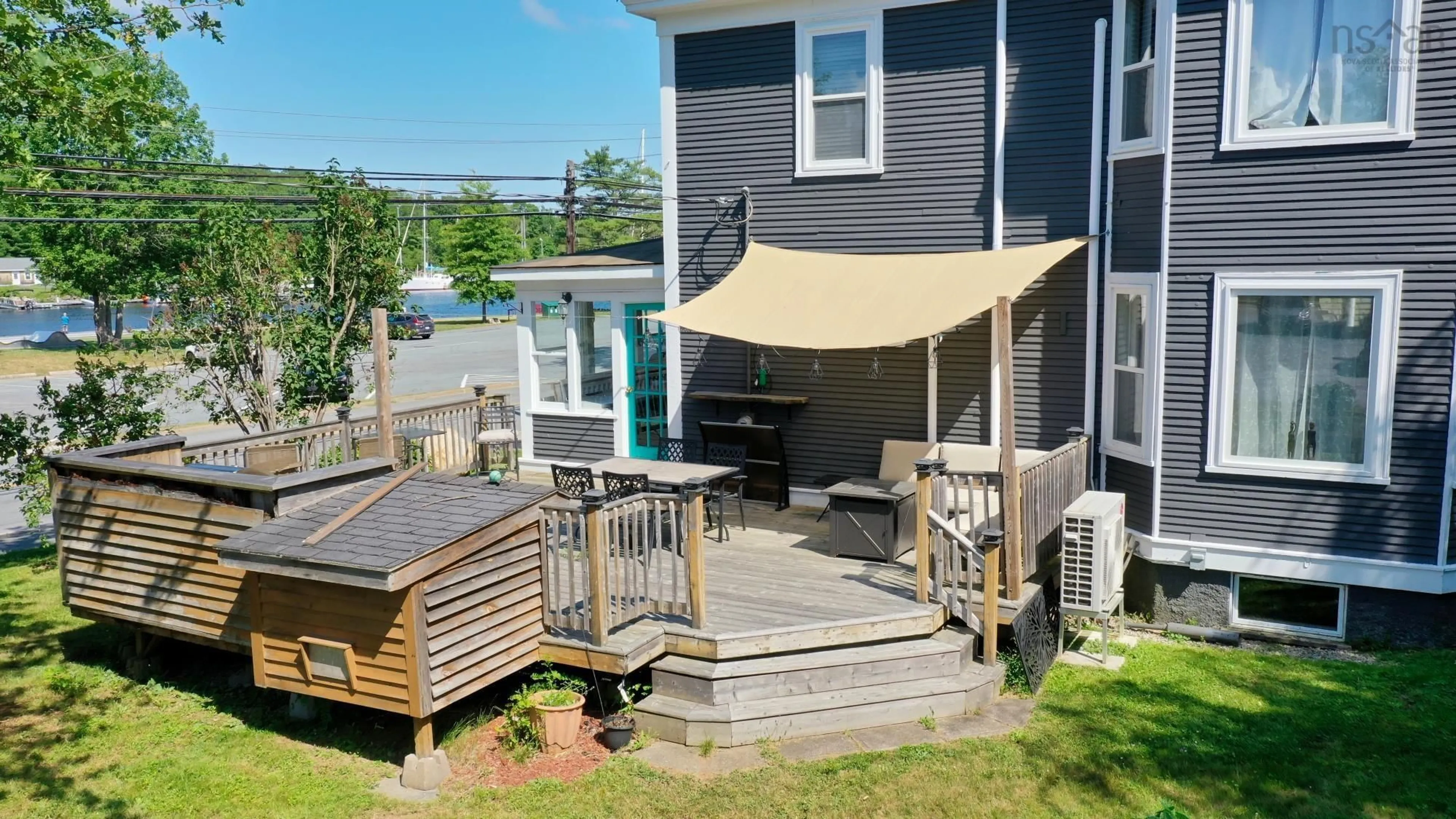 Patio, street for 185 King St, Bridgewater Nova Scotia B4V 1A5