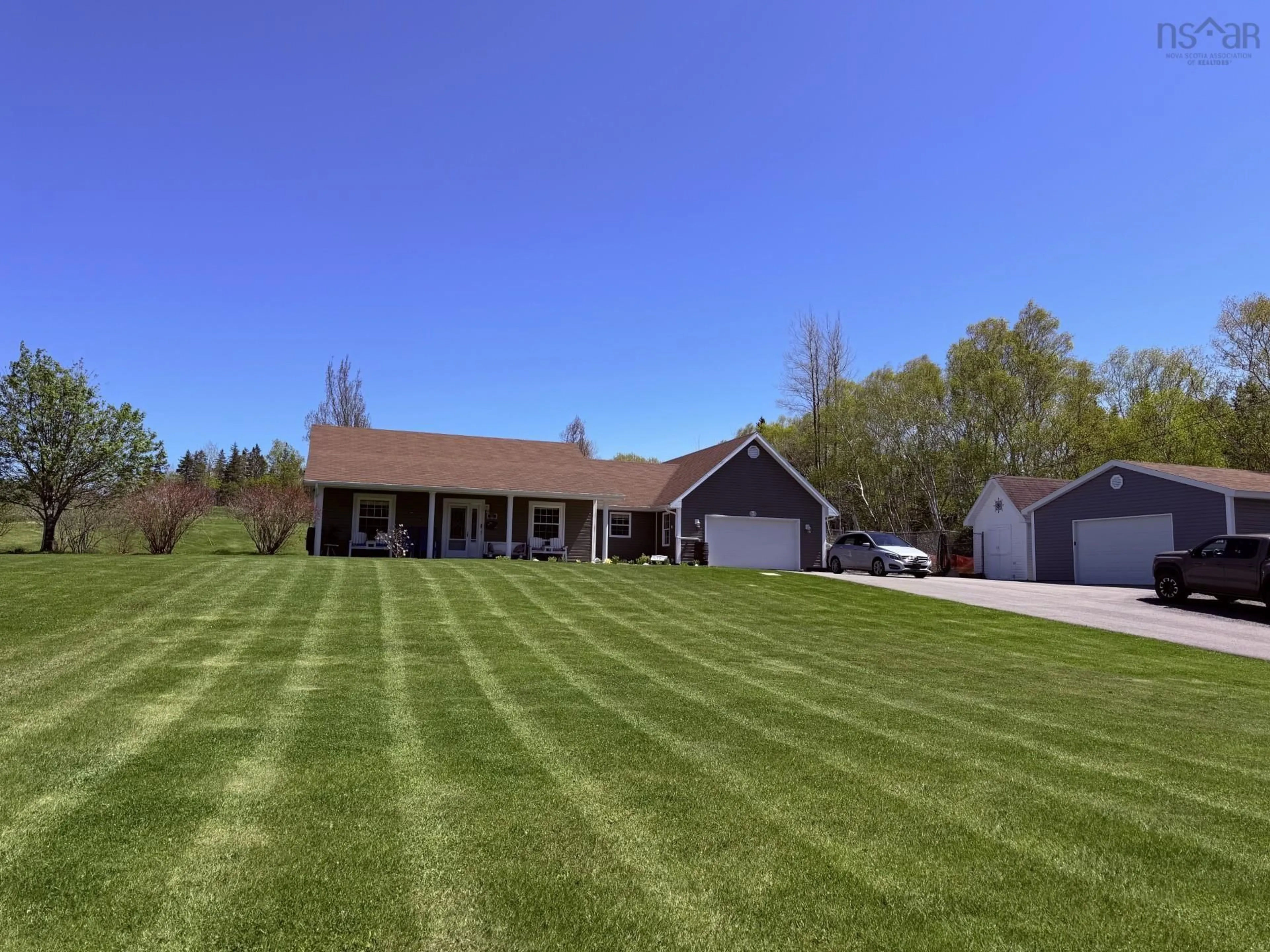 A pic from outside/outdoor area/front of a property/back of a property/a pic from drone, unknown for 1937 Old Route 5, Big Bras D'Or Nova Scotia B1X 1G7