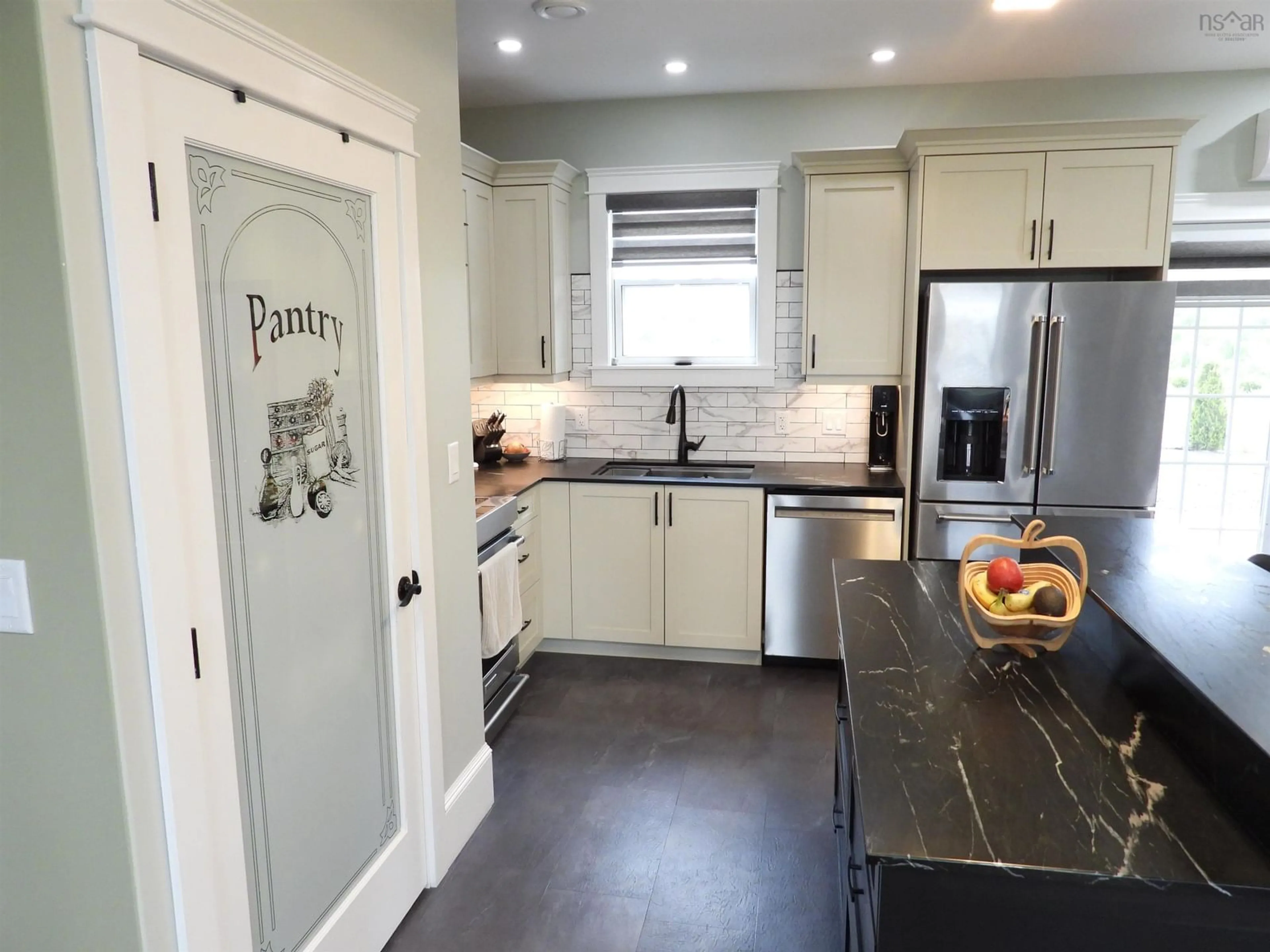 Open concept kitchen, ceramic/tile floor for 40 Old Oak Island Rd, Lockhartville Nova Scotia B4P 2R3