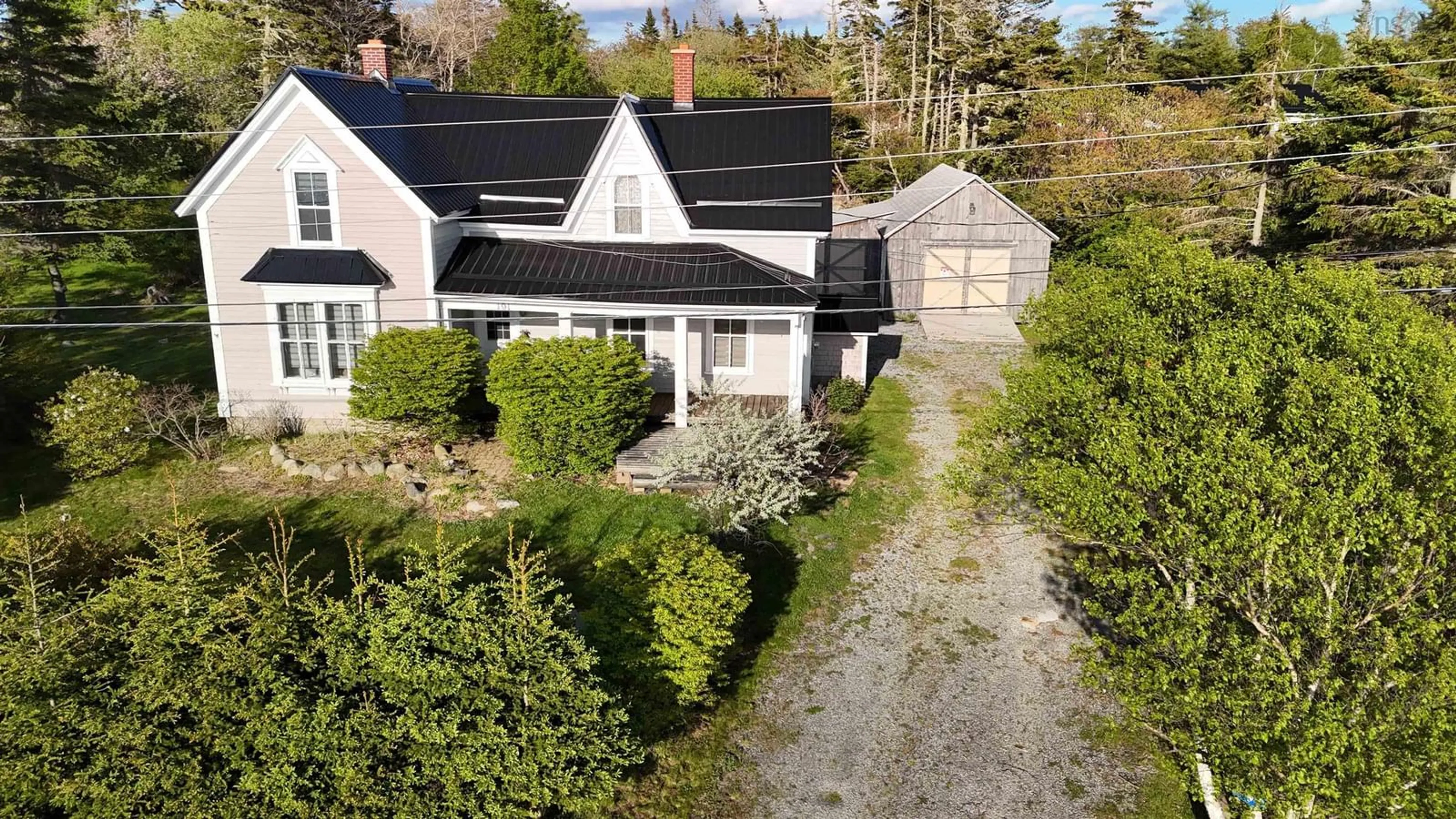 A pic from outside/outdoor area/front of a property/back of a property/a pic from drone, street for 191 Sherose Island Rd, Sherose Island Nova Scotia B0W 1G0