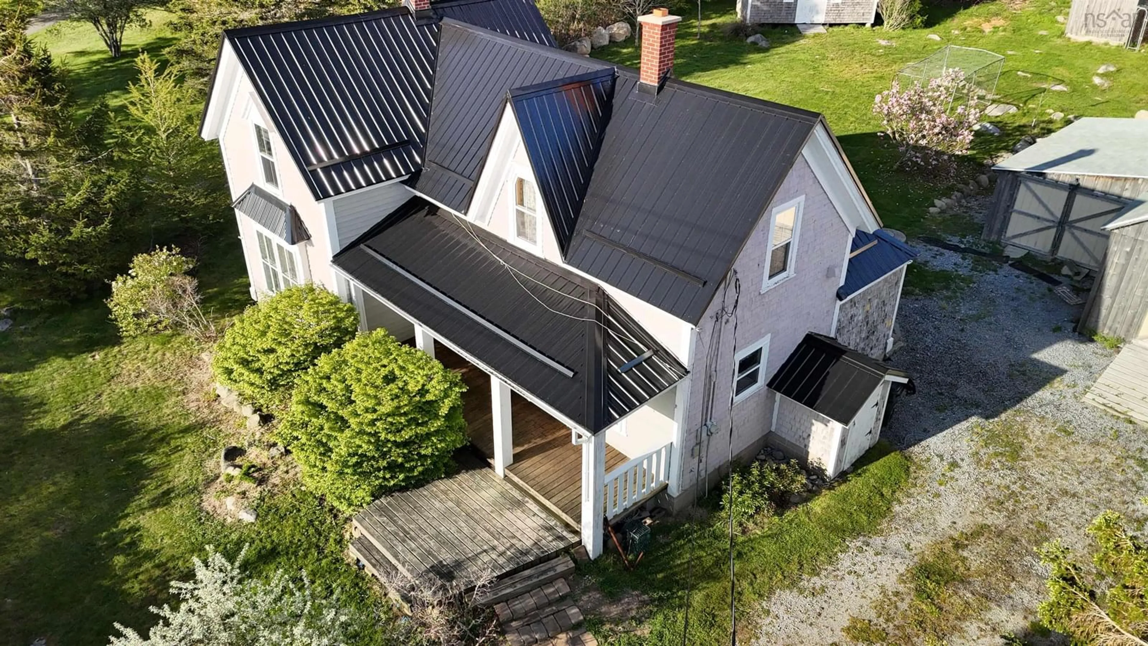 A pic from outside/outdoor area/front of a property/back of a property/a pic from drone, unknown for 191 Sherose Island Rd, Sherose Island Nova Scotia B0W 1G0