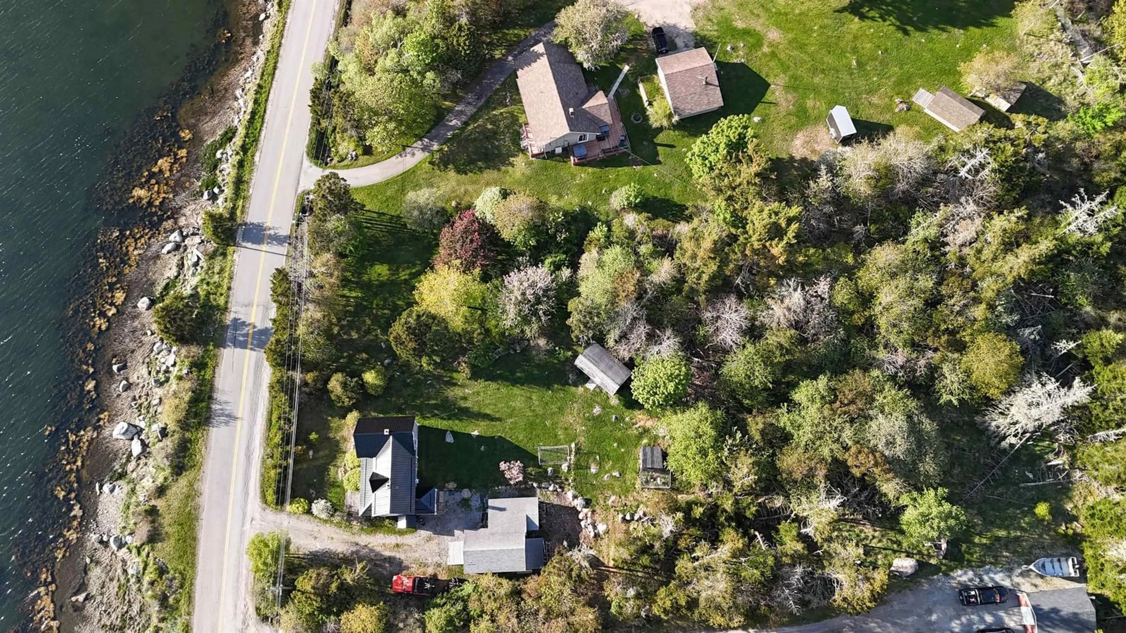 A pic from outside/outdoor area/front of a property/back of a property/a pic from drone, street for 191 Sherose Island Rd, Sherose Island Nova Scotia B0W 1G0