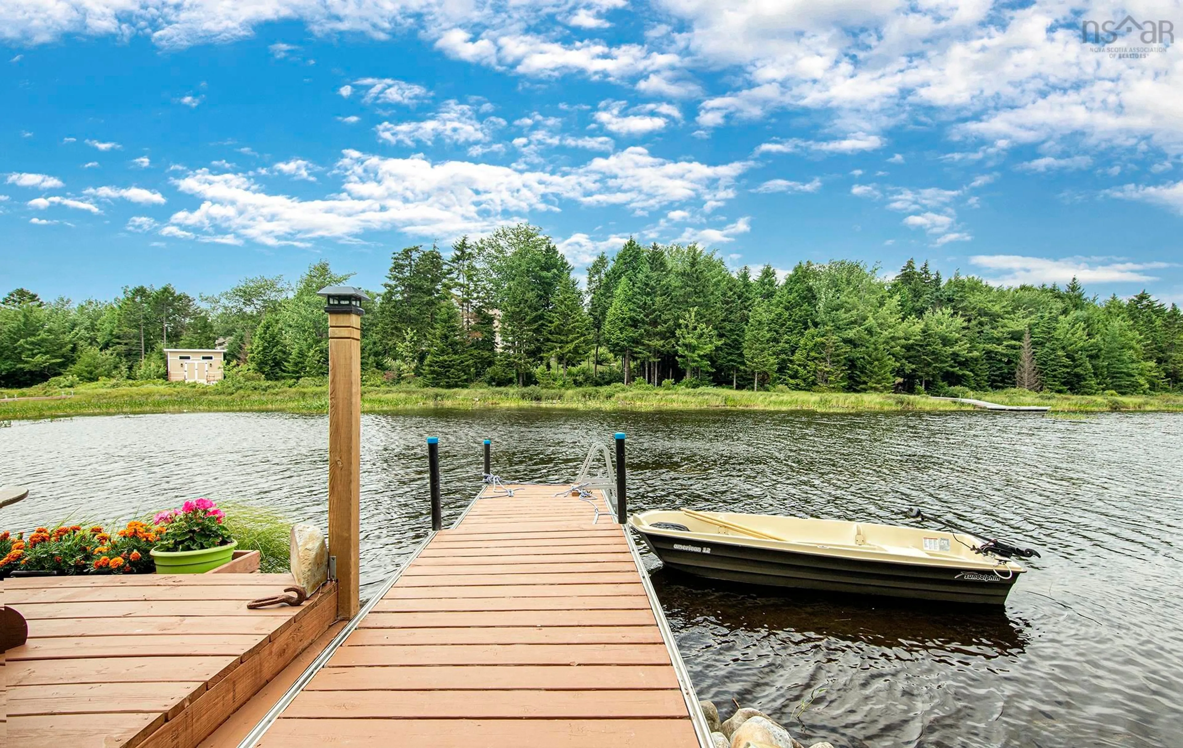 Patio, water/lake/river/ocean view for 182 Thompson Run, Hammonds Plains Nova Scotia B4B 1T7