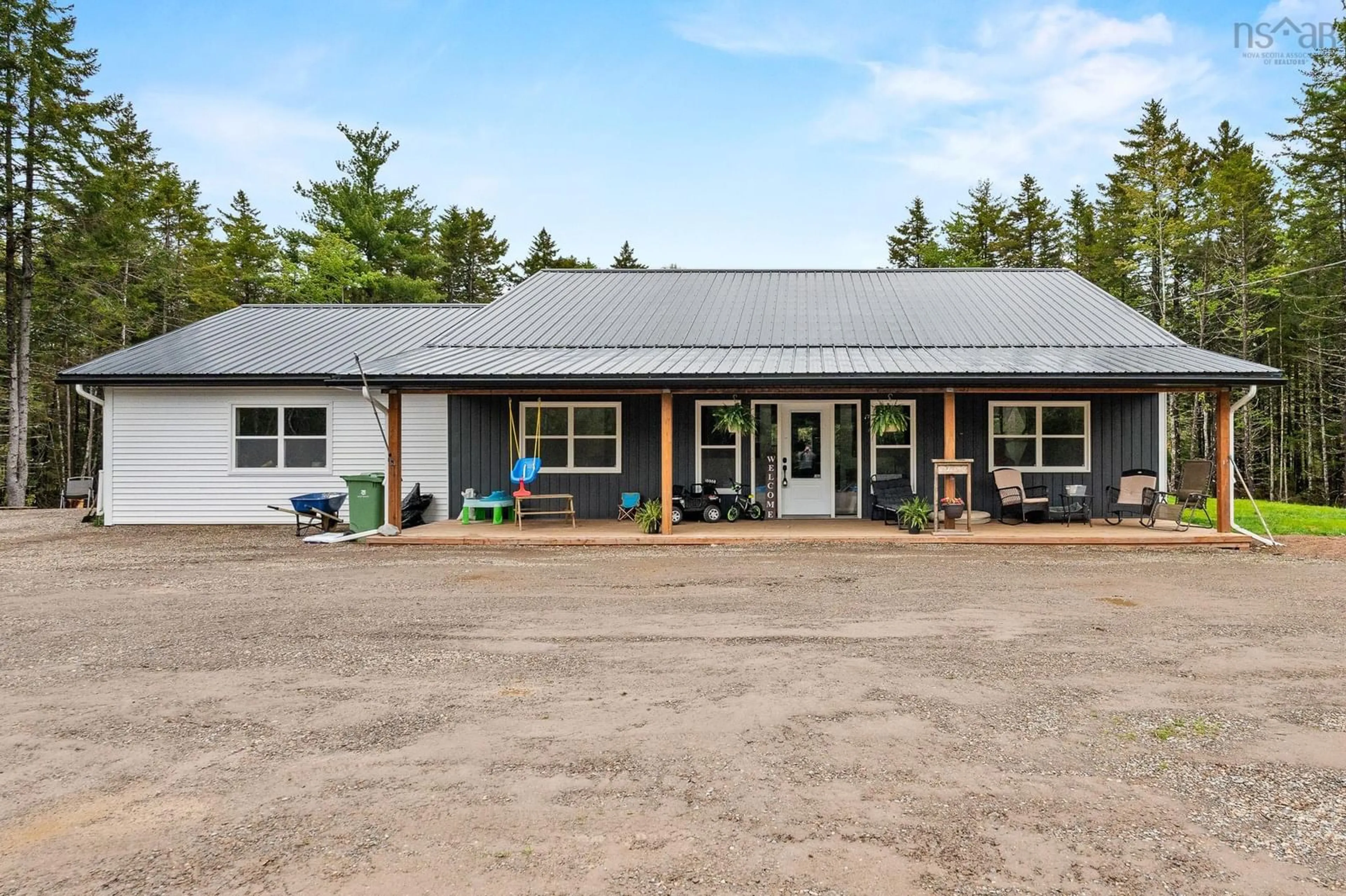 A pic from outside/outdoor area/front of a property/back of a property/a pic from drone, building for 971 Barr Settlement Rd, Barr Settlement Nova Scotia B2S 3G5