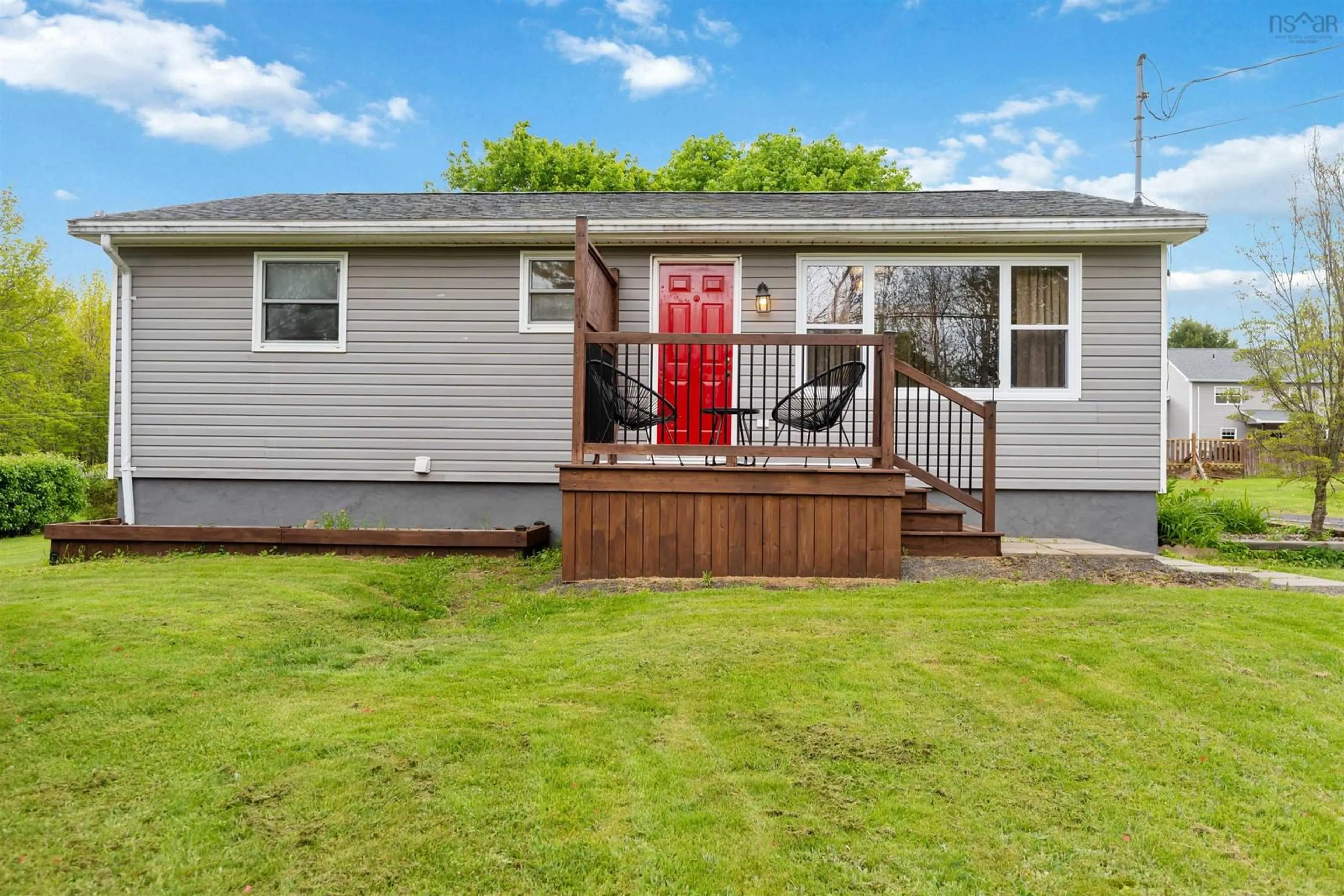 Home with vinyl exterior material, street for 304 Highbury School Rd, Canaan Nova Scotia B4N 4K1