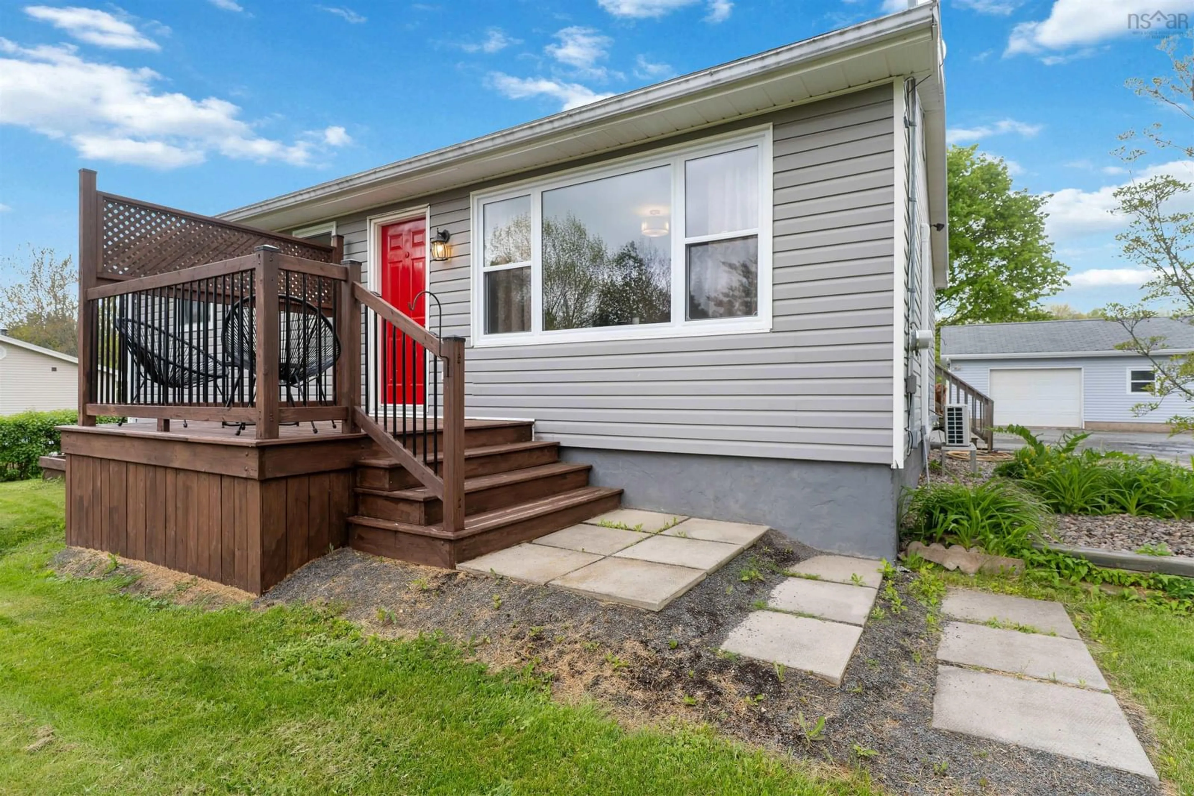 Home with vinyl exterior material, street for 304 Highbury School Rd, Canaan Nova Scotia B4N 4K1