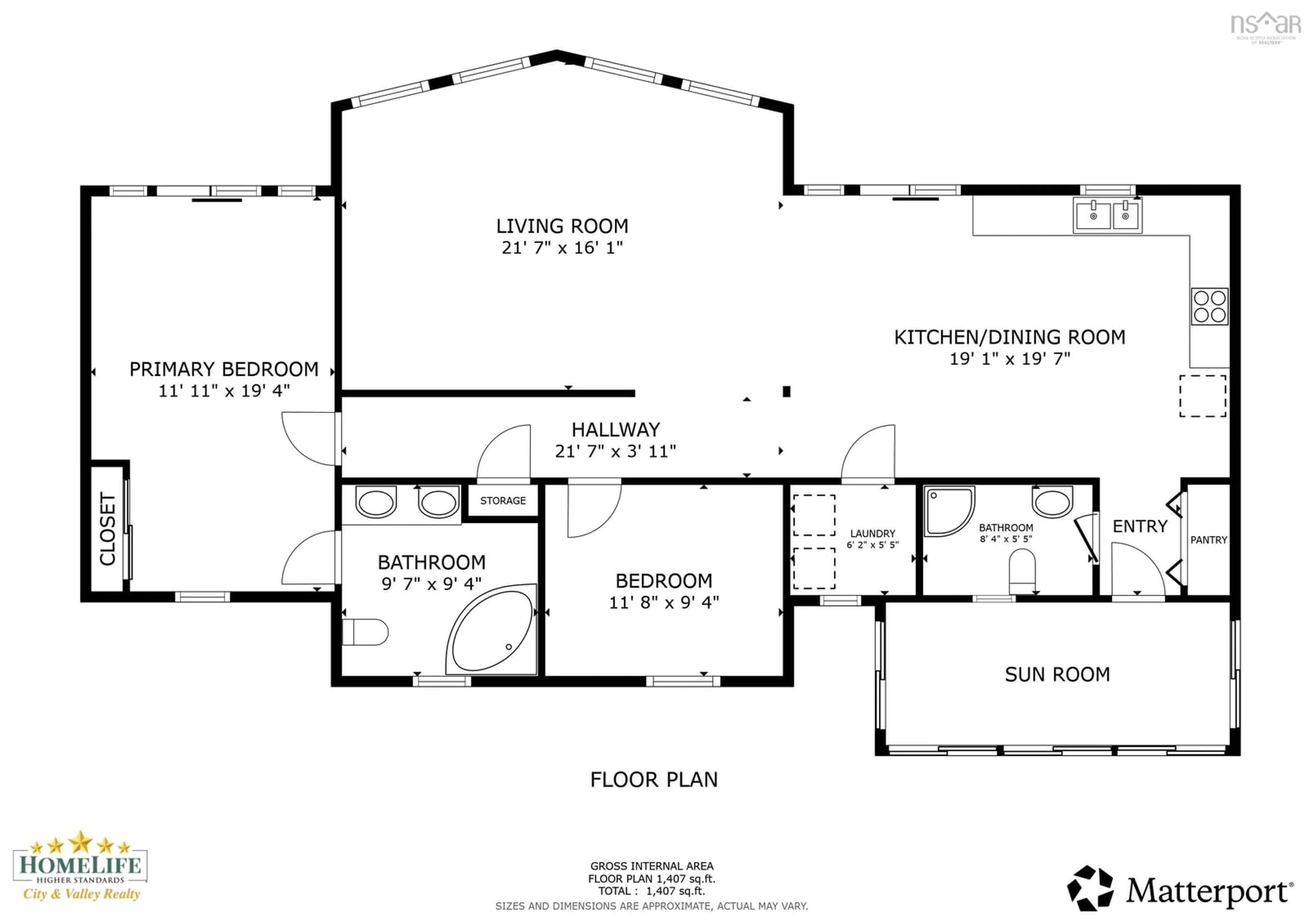 Floor plan for 61 Shipyard Rd, Cheverie Nova Scotia B0N 1G0
