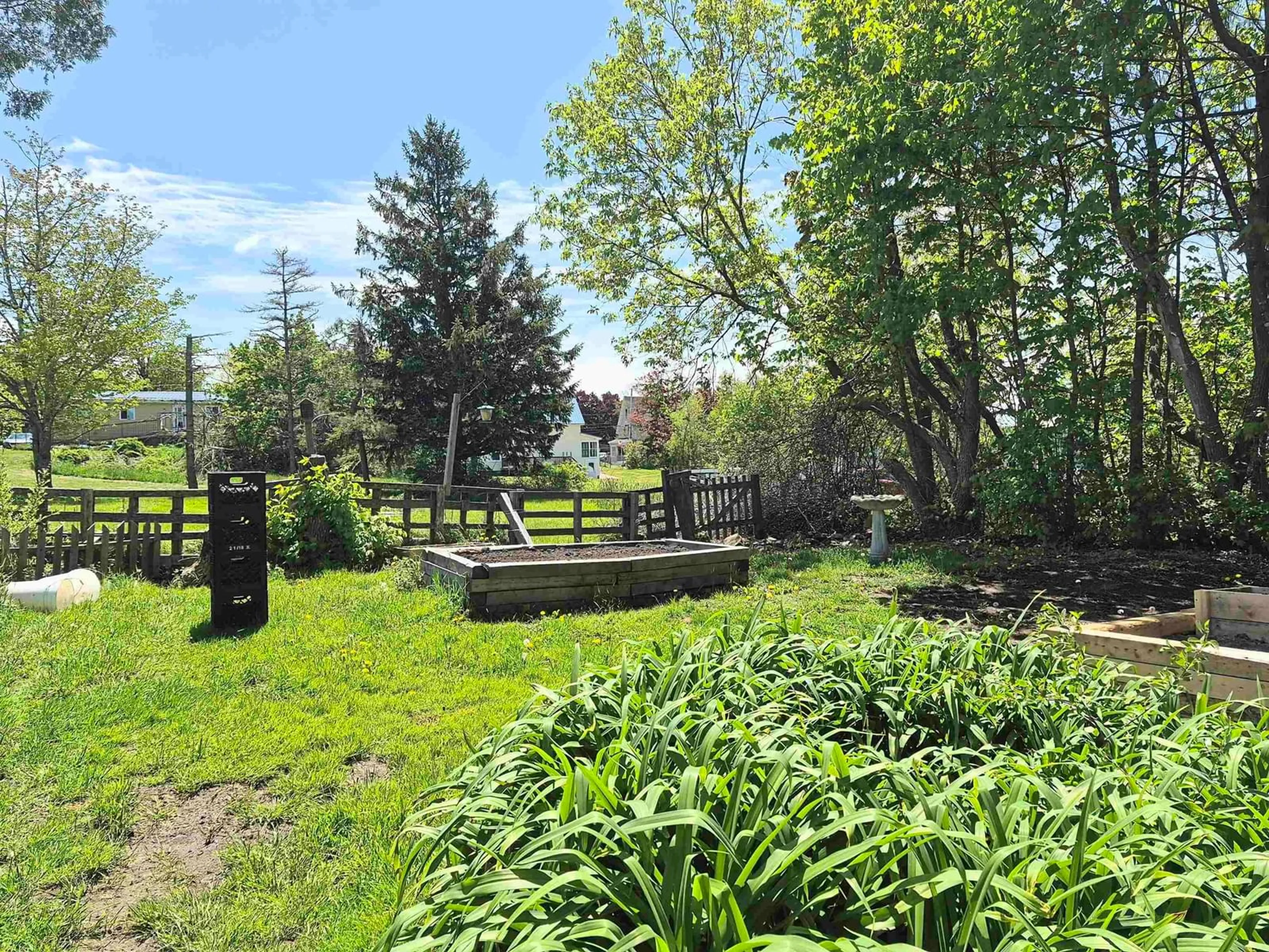 Patio, forest/trees view for 121 Main St, Springhill Nova Scotia B0M 1X0