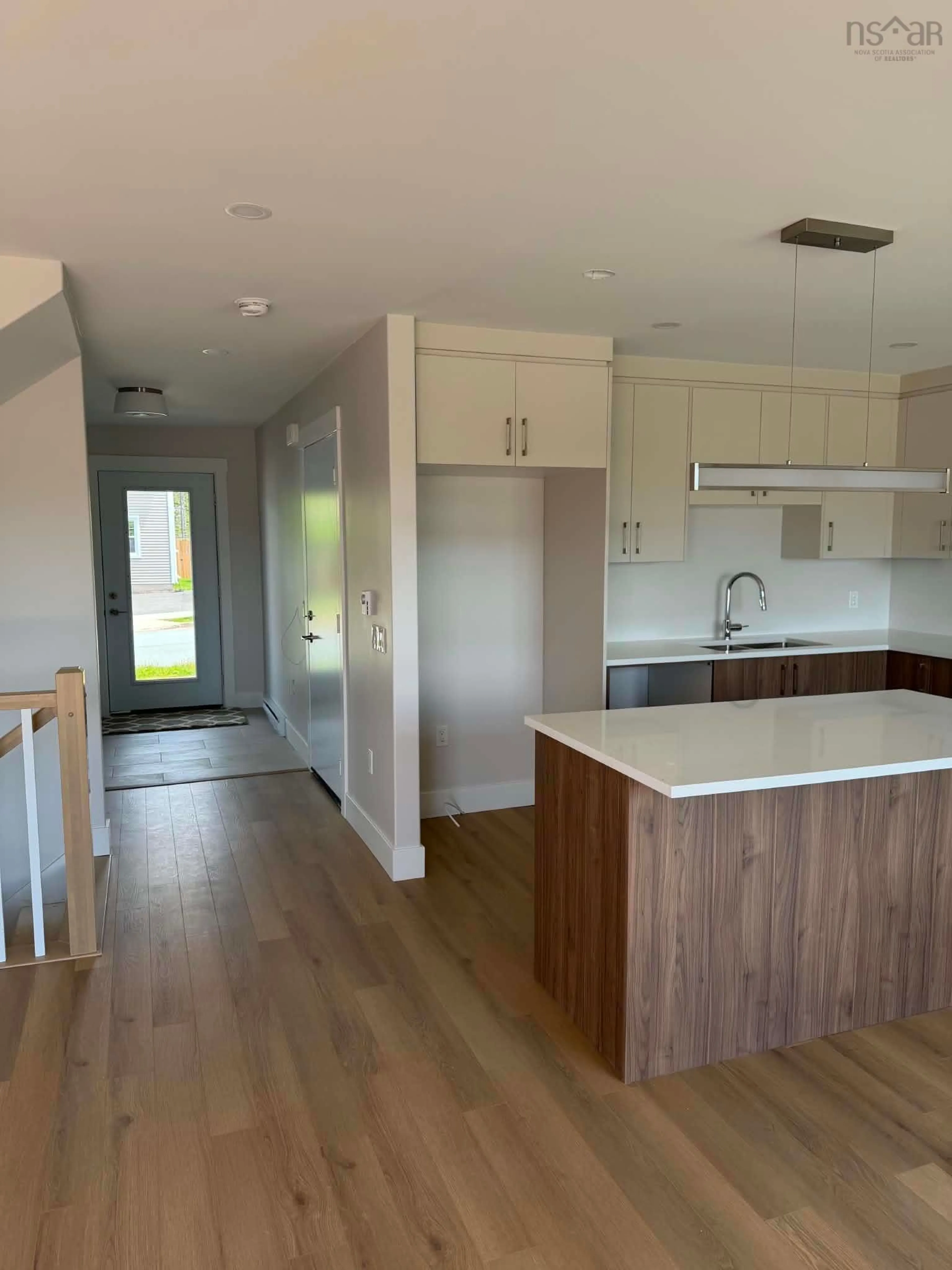Open concept kitchen, wood/laminate floor for 57 Alabaster Way #Lot 352, Halifax Nova Scotia B3P 0C5