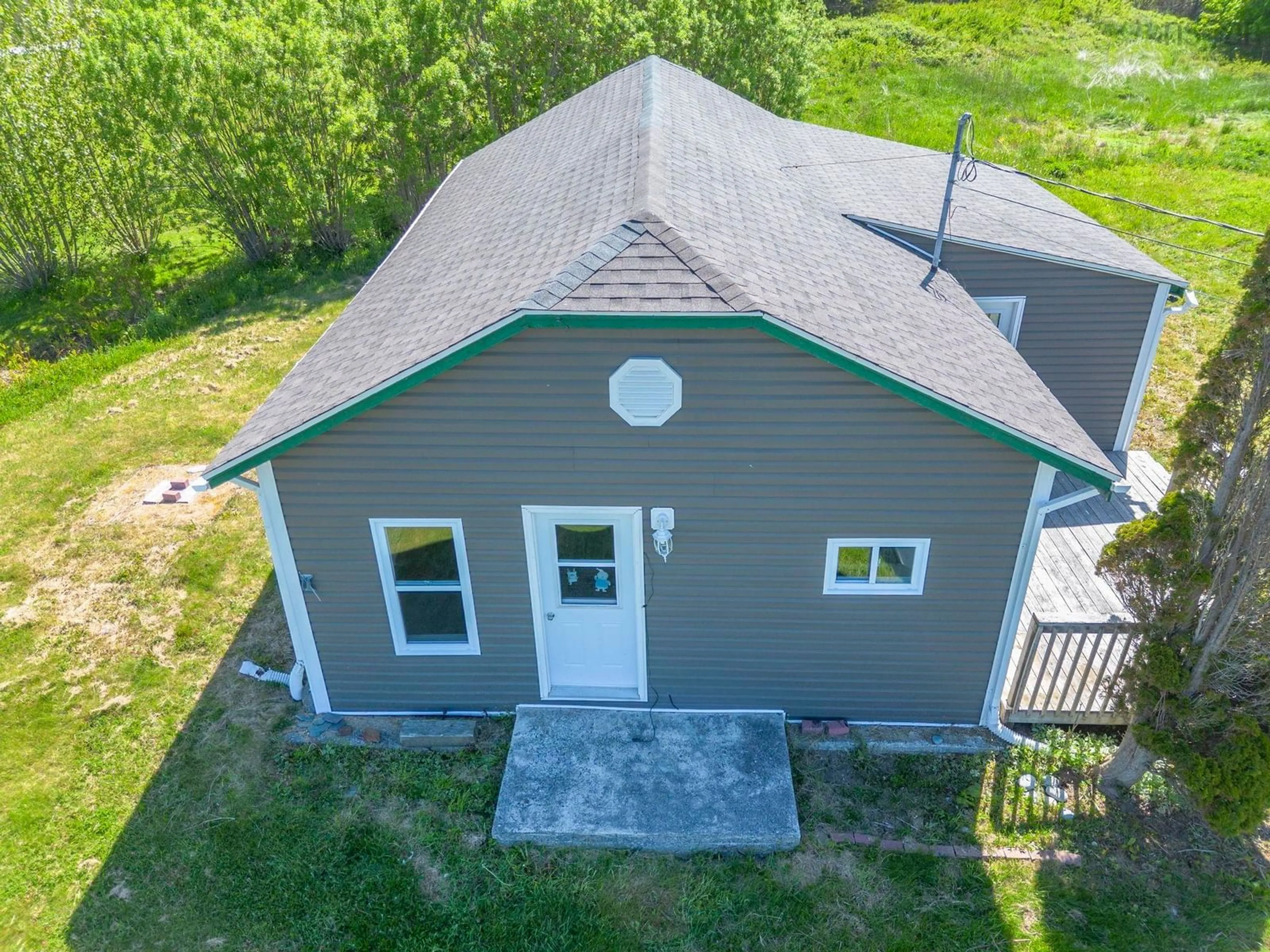 A pic from outside/outdoor area/front of a property/back of a property/a pic from drone, building for 7014 Highway 1 Hwy, St. Alphonse Nova Scotia B0W 2J0