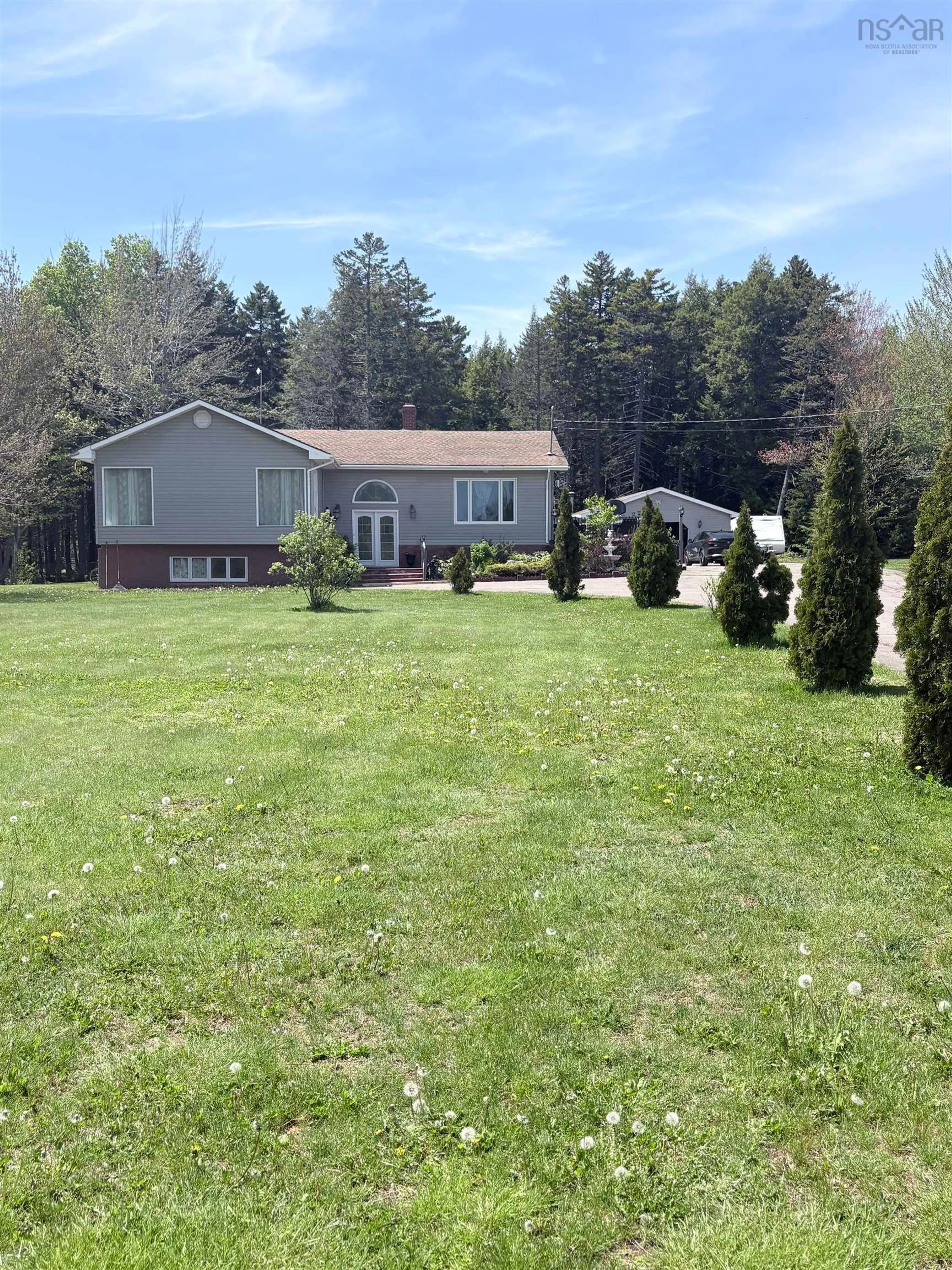 A pic from outside/outdoor area/front of a property/back of a property/a pic from drone, unknown for 675 Greenville Rd, Greenville Station Nova Scotia B0M 1Z0