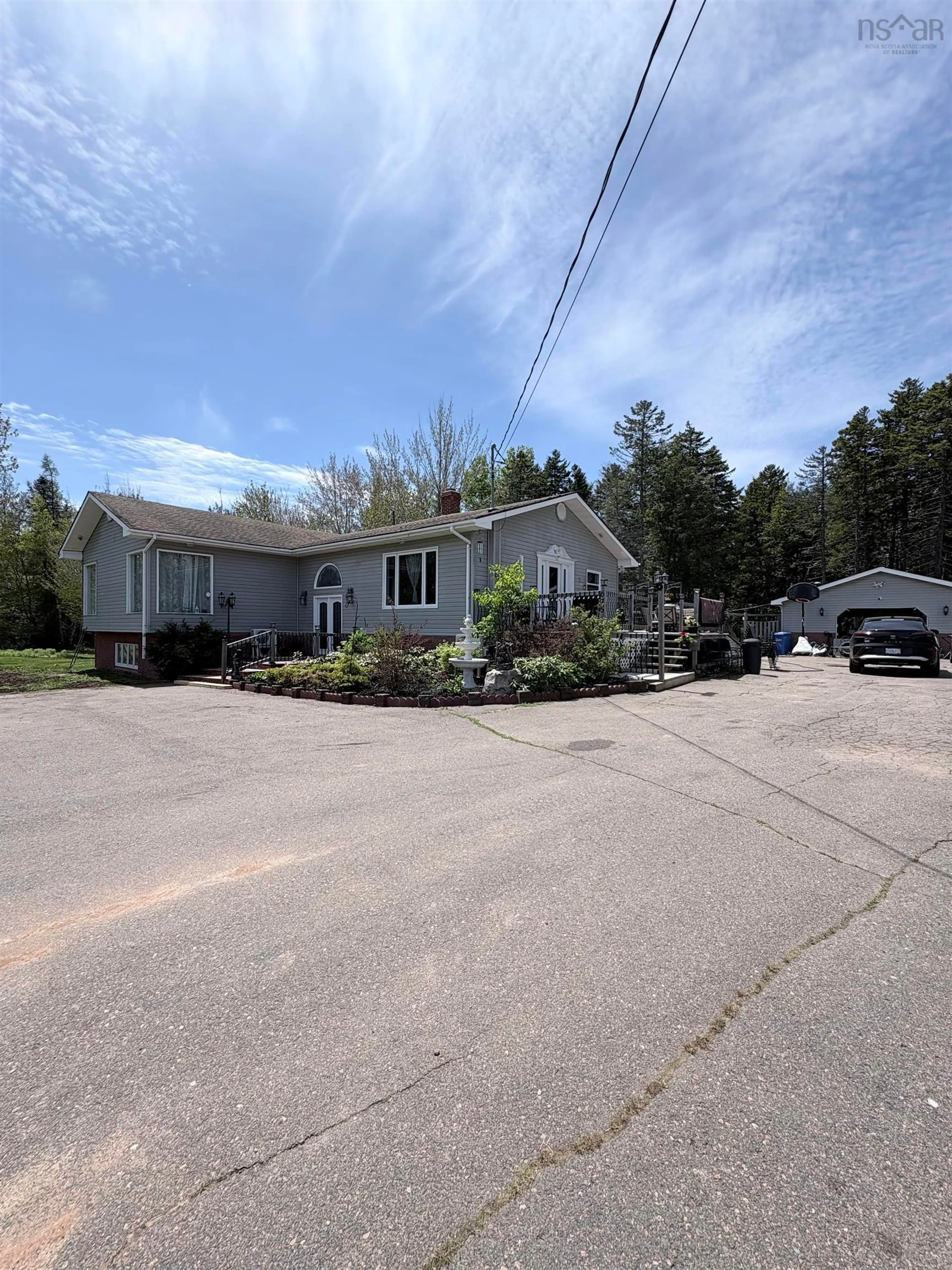 A pic from outside/outdoor area/front of a property/back of a property/a pic from drone, street for 675 Greenville Rd, Greenville Station Nova Scotia B0M 1Z0