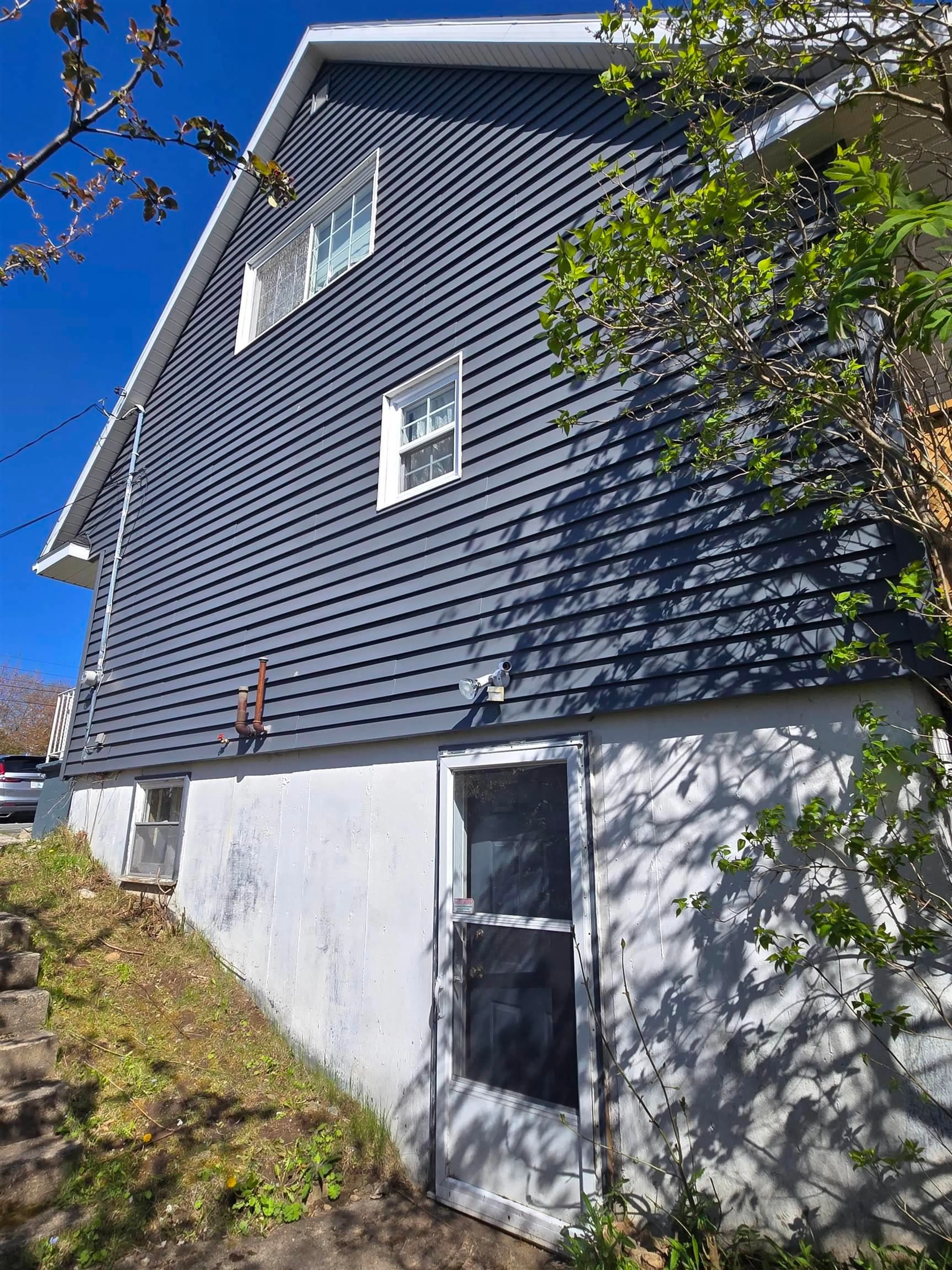 Home with vinyl exterior material, street for 18 Dalhousie Dr, Sydney Nova Scotia B1P 3Y2