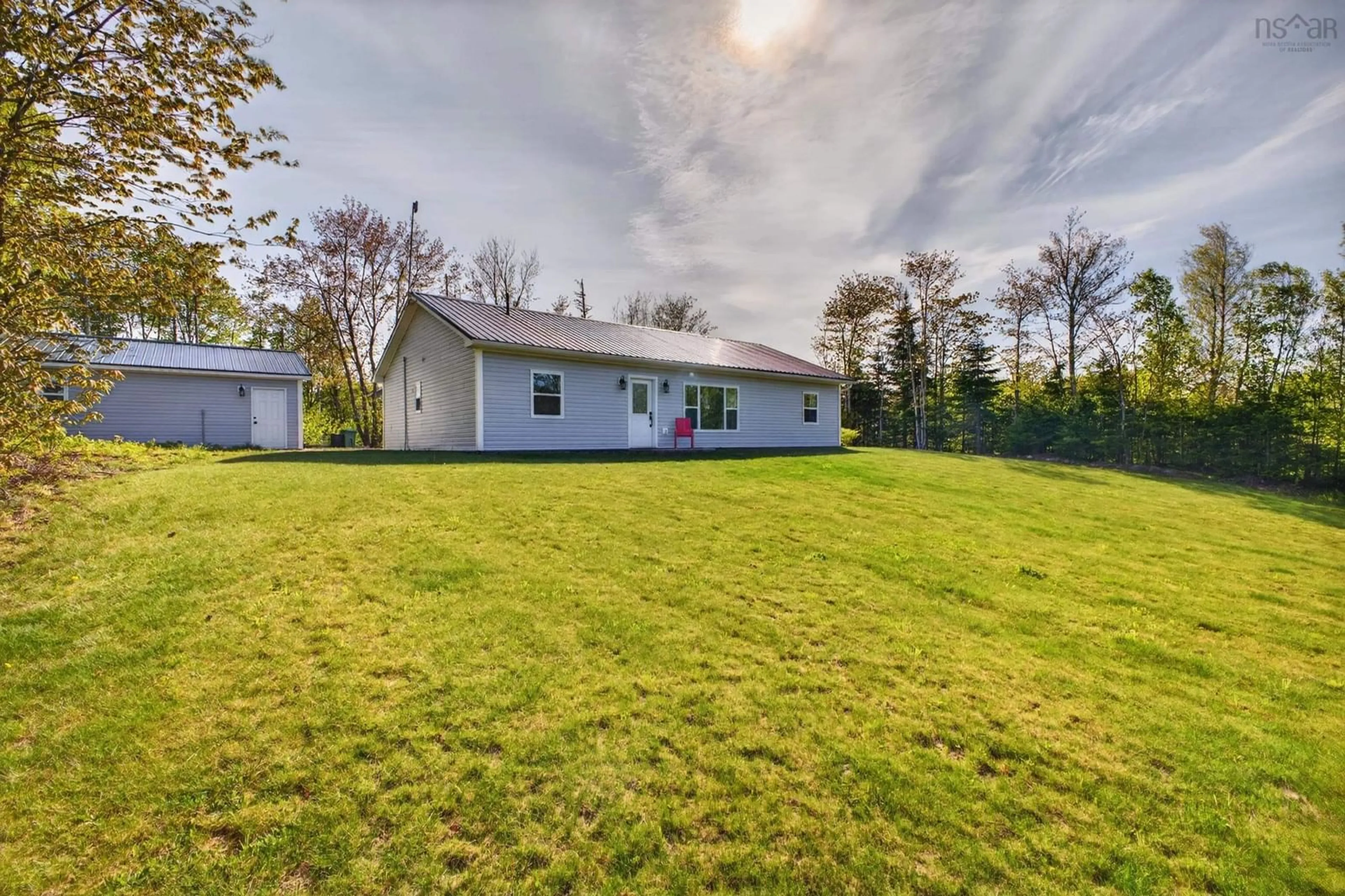 A pic from outside/outdoor area/front of a property/back of a property/a pic from drone, water/lake/river/ocean view for 15 Coppergate Dr, Greenfield Nova Scotia B6L 3H3