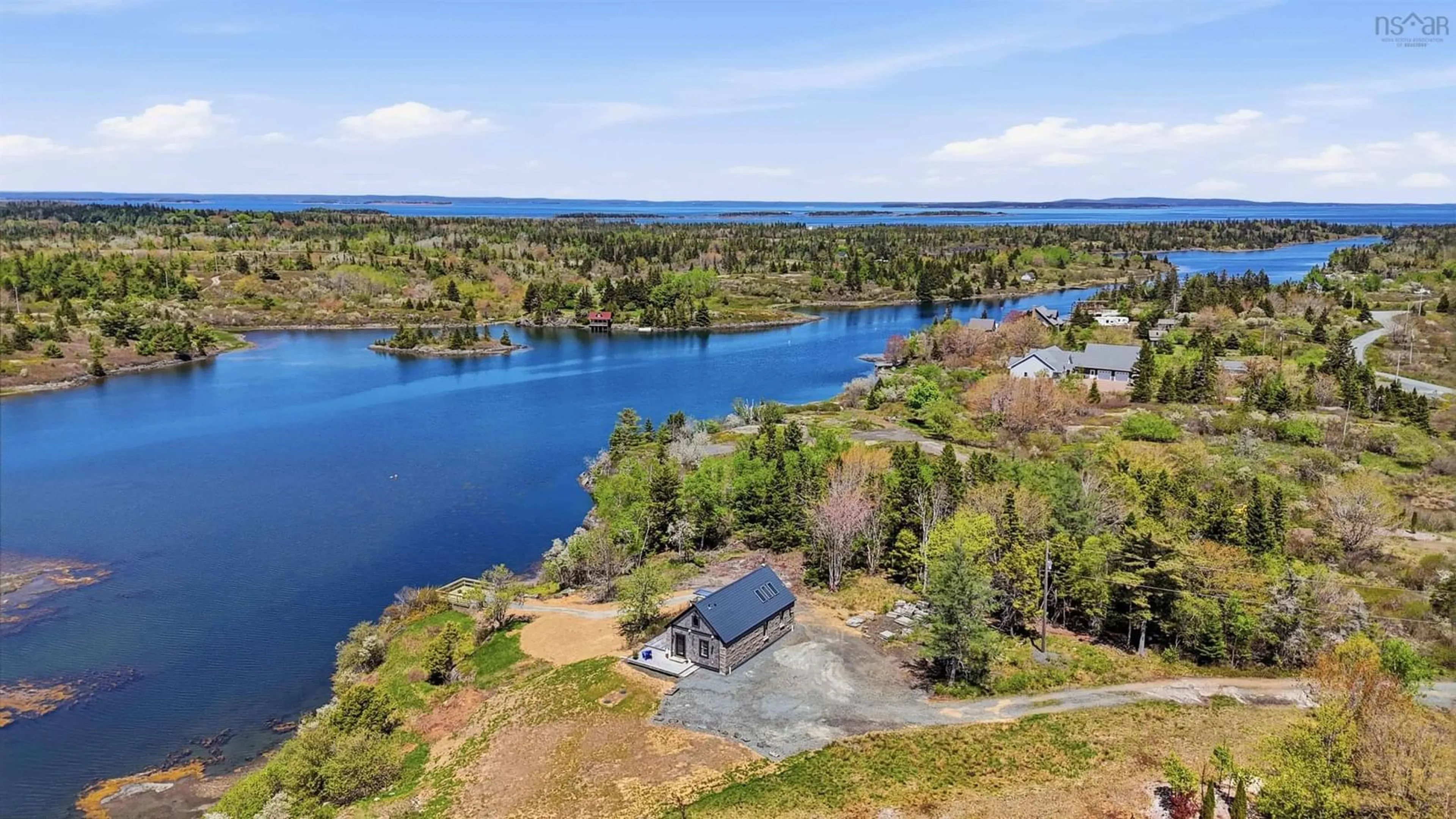 A pic from outside/outdoor area/front of a property/back of a property/a pic from drone, water/lake/river/ocean view for 317 Stonehurst Rd, Stonehurst North Nova Scotia B0J 2C0