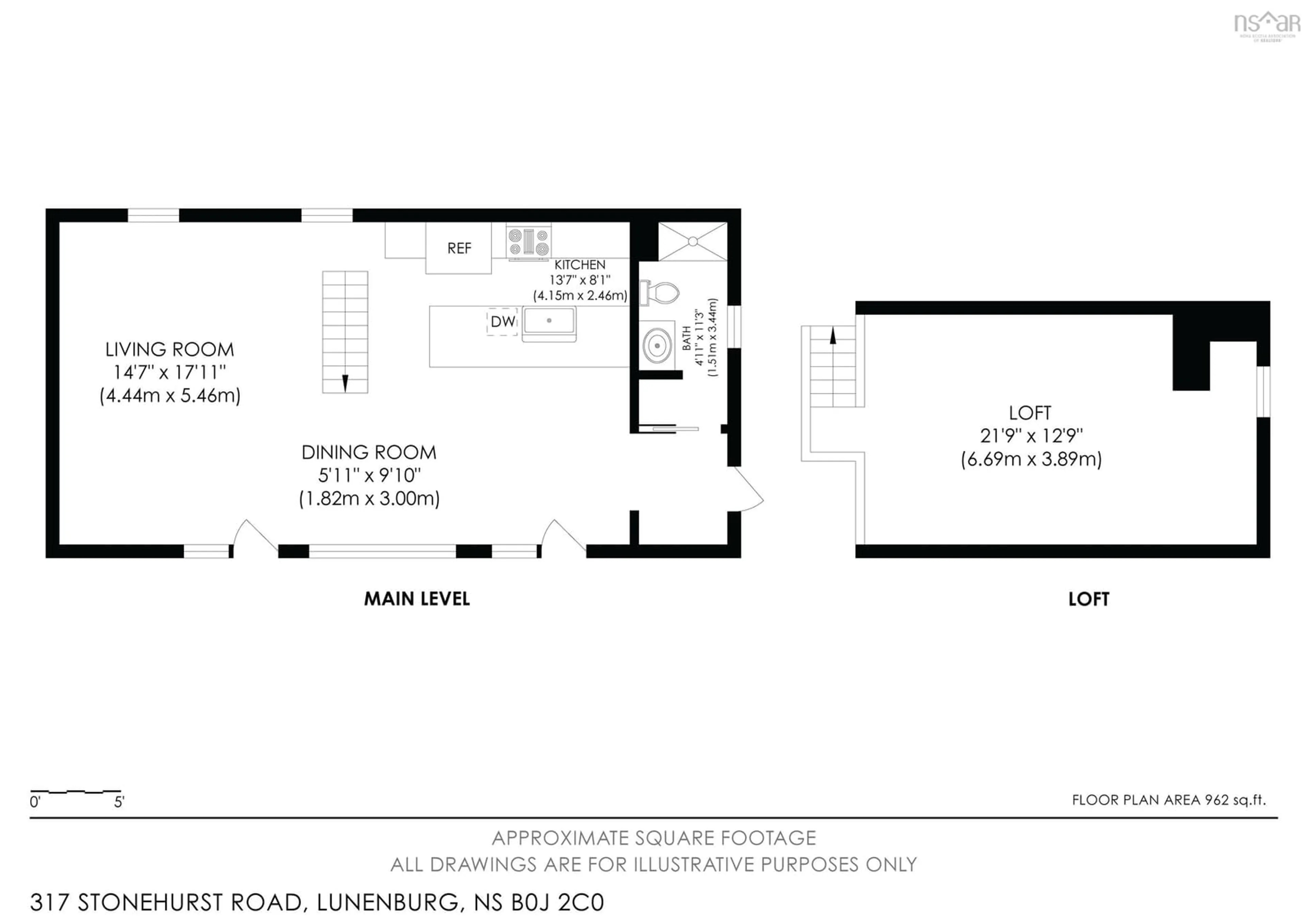 Floor plan for 317 Stonehurst Rd, Stonehurst North Nova Scotia B0J 2C0