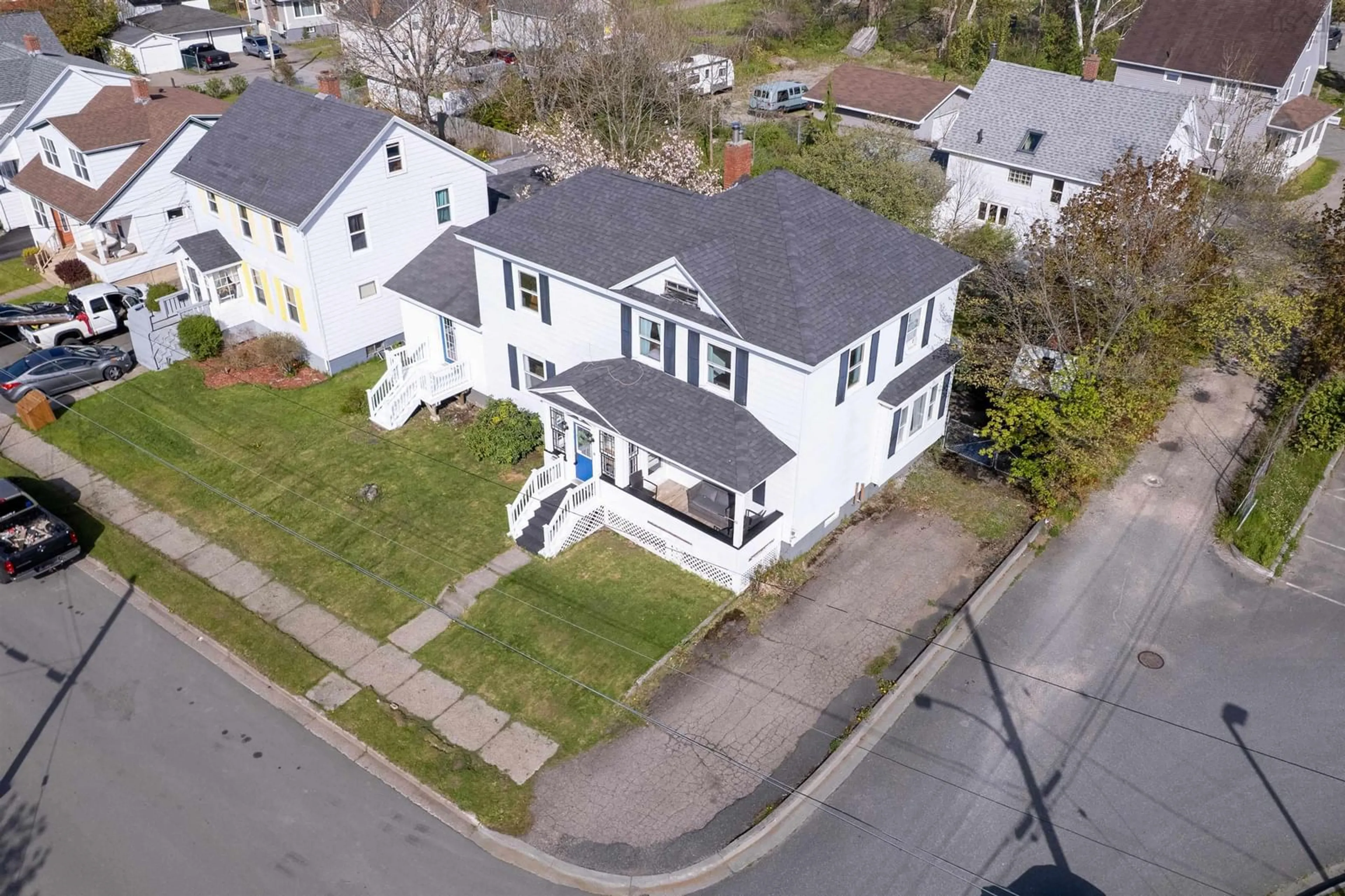 A pic from outside/outdoor area/front of a property/back of a property/a pic from drone, street for 71 Richardson Ave, Sydney Nova Scotia B1S 2Z3