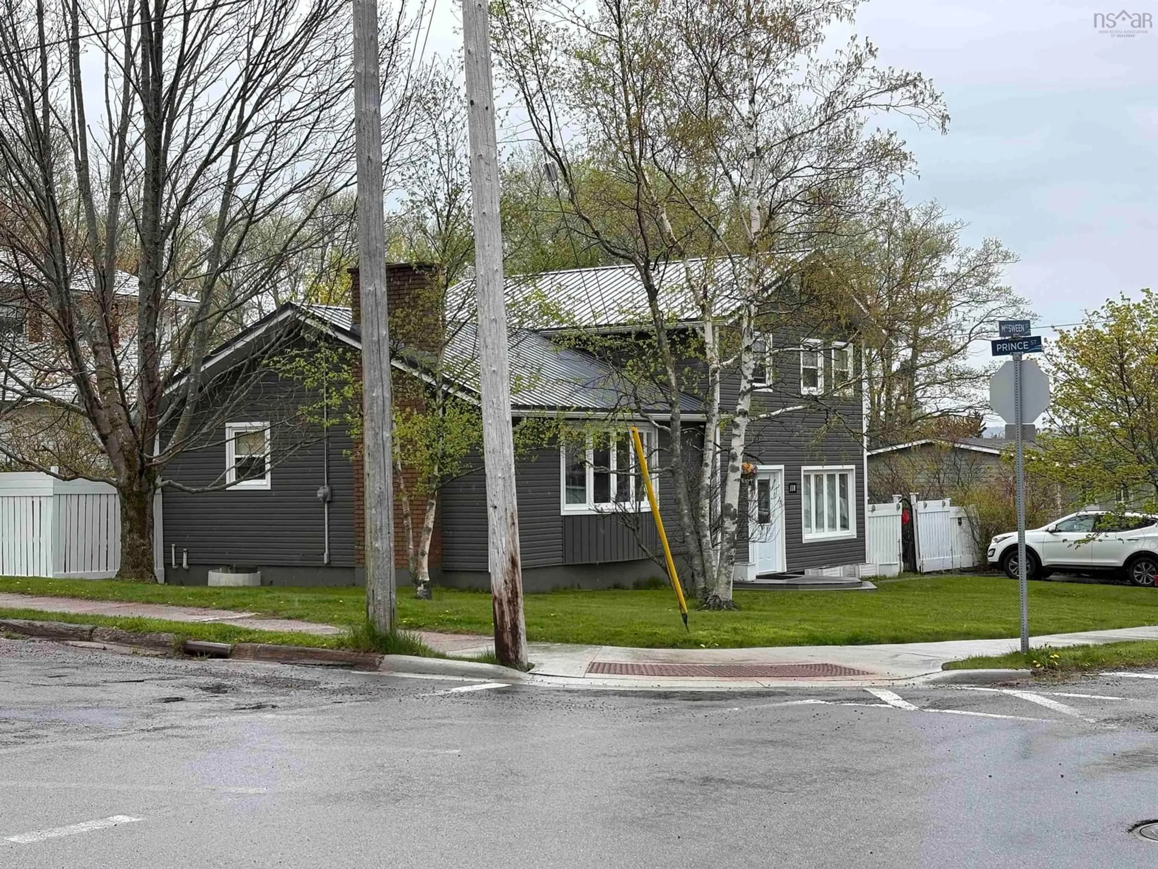 Home with vinyl exterior material, street for 118 Macsween St, Port Hawkesbury Nova Scotia B9A 2J3