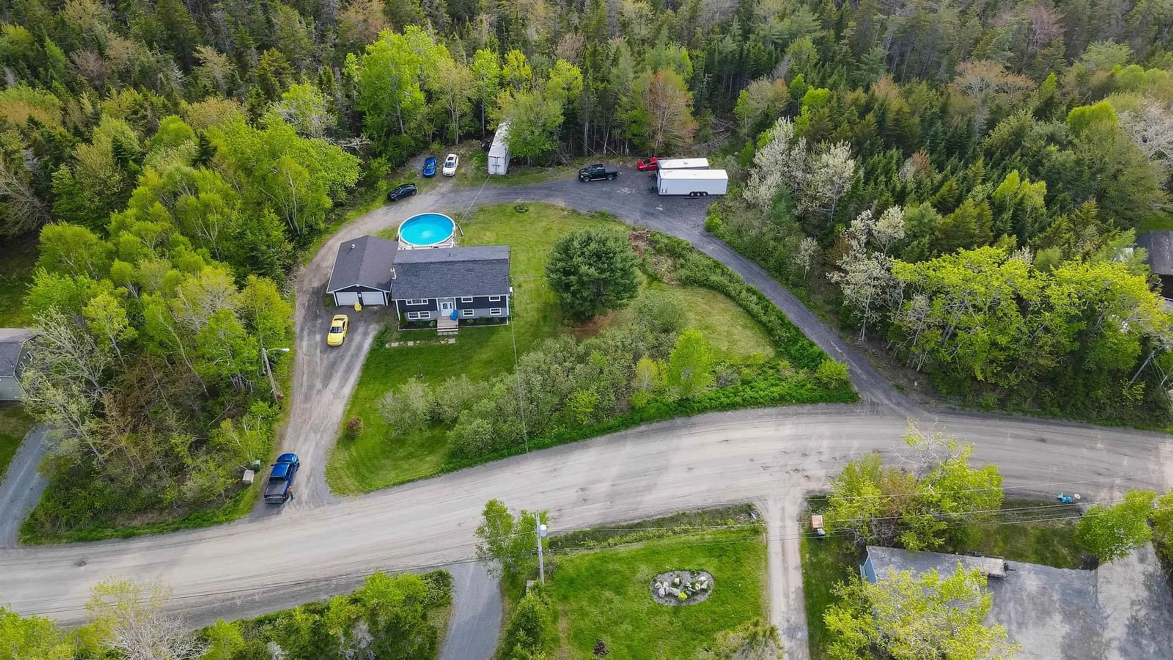 A pic from outside/outdoor area/front of a property/back of a property/a pic from drone, unknown for 217 Lakecrest Dr, Mount Uniacke Nova Scotia B0N 1Z0