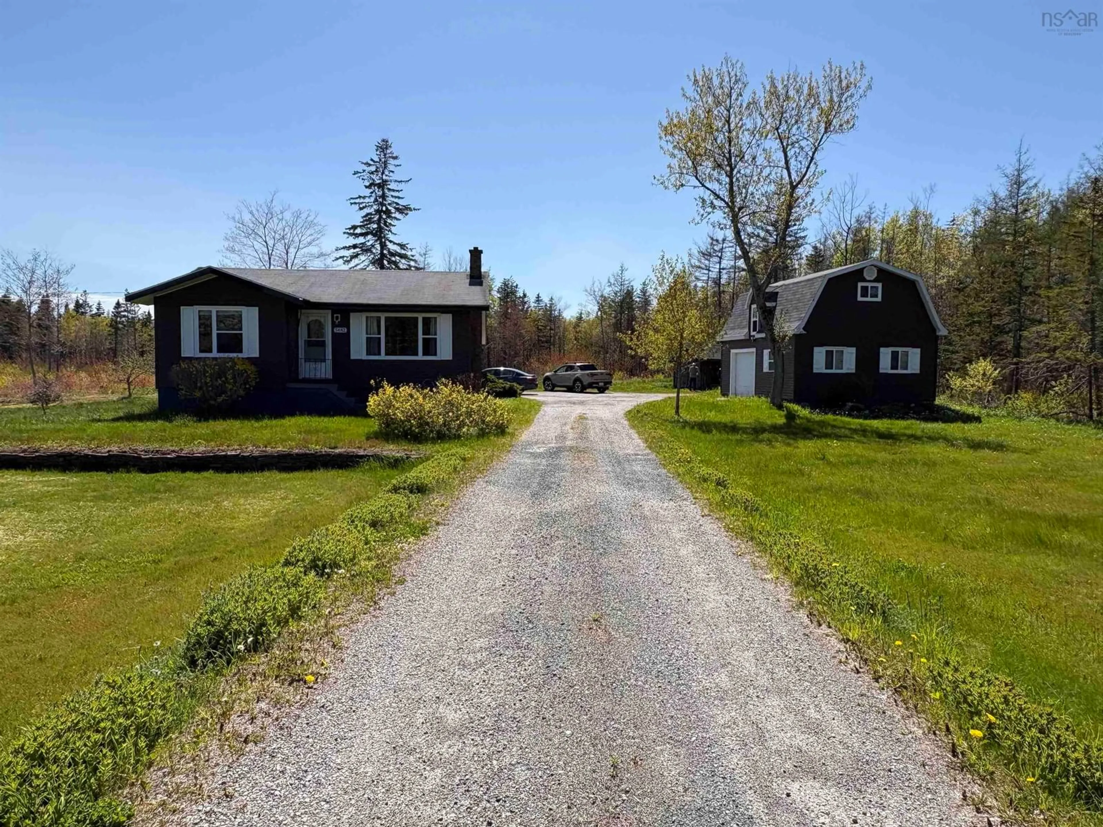A pic from outside/outdoor area/front of a property/back of a property/a pic from drone, street for 5482 Union Hwy, River Ryan Nova Scotia B1H 1B2