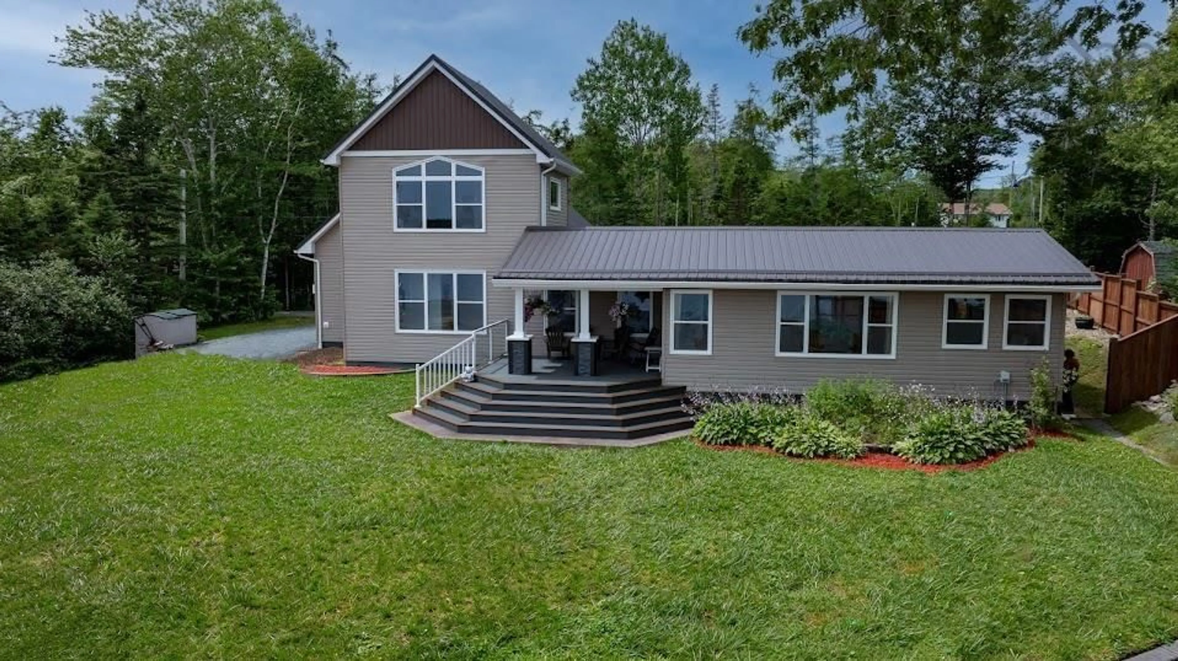 A pic from outside/outdoor area/front of a property/back of a property/a pic from drone, unknown for 31 Juniper Lane, Lake Charlotte Nova Scotia B0J 2L0