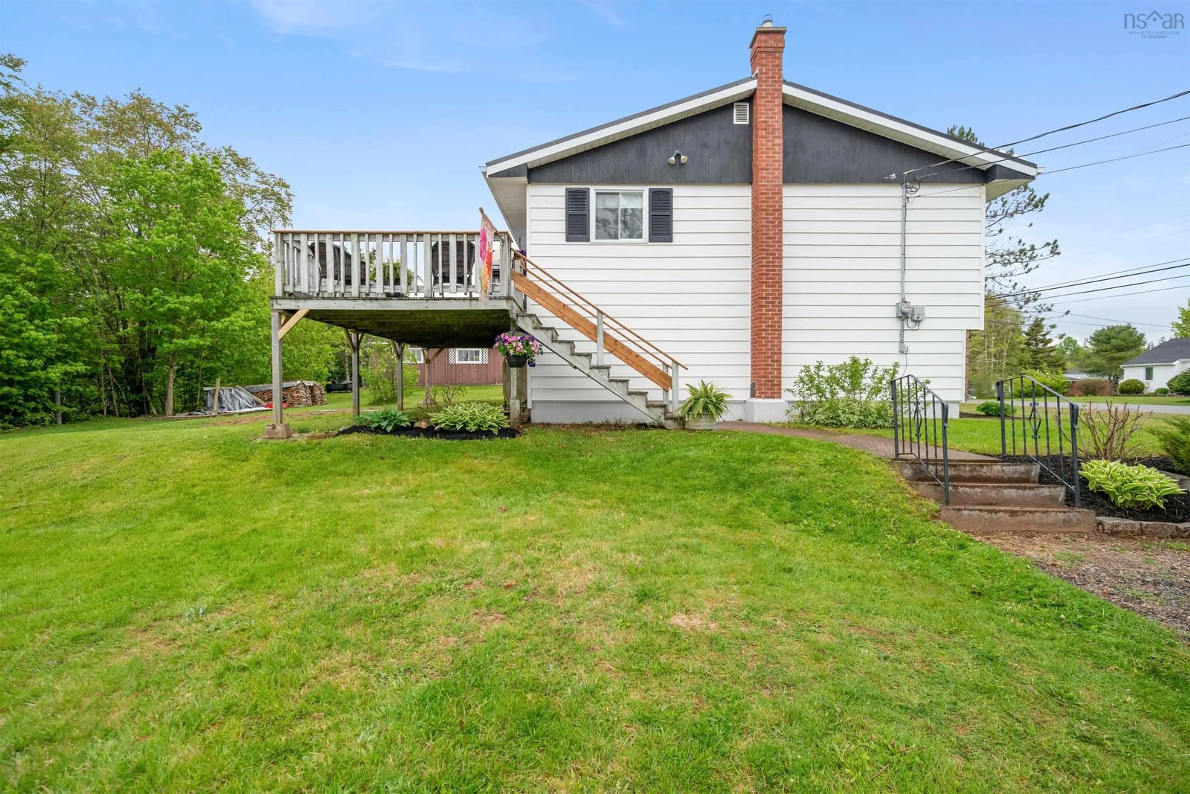 Patio, water/lake/river/ocean view for 914 West North River Rd, North River Nova Scotia B6L 6X9