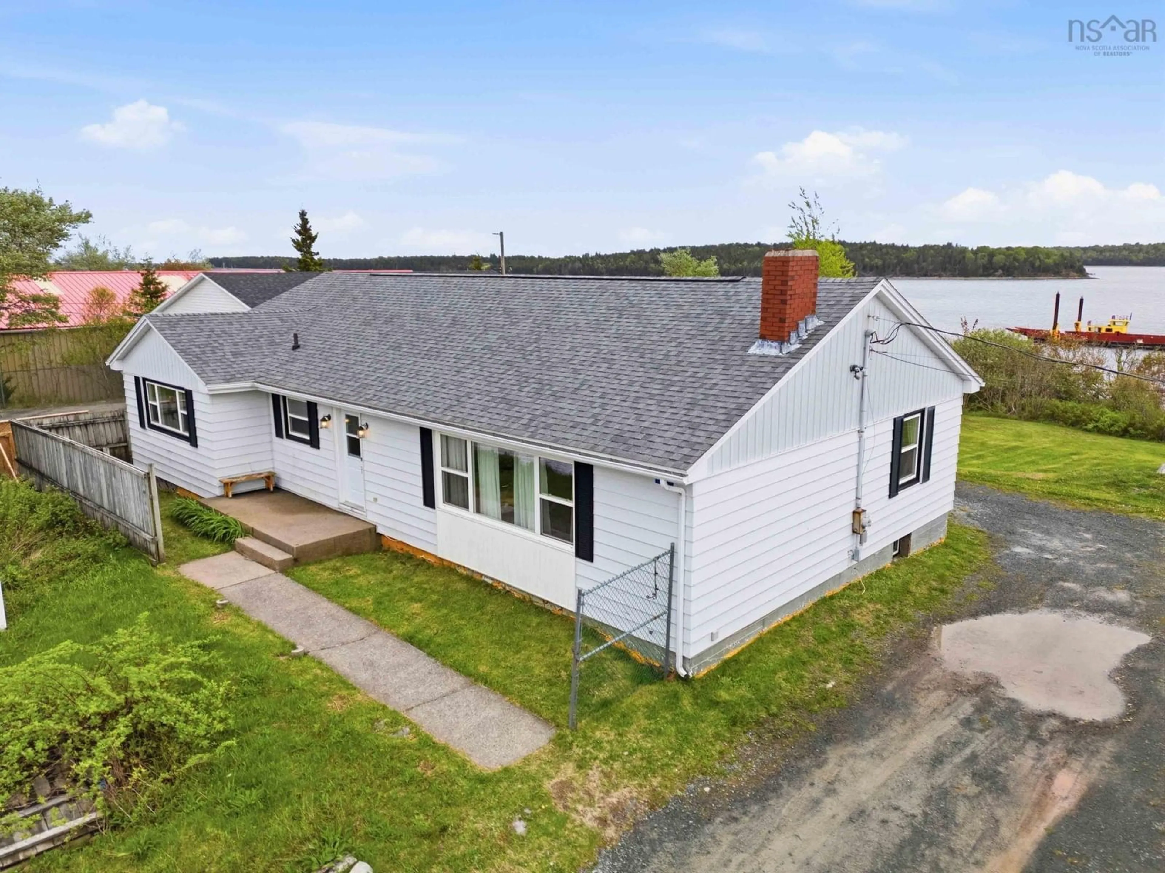 A pic from outside/outdoor area/front of a property/back of a property/a pic from drone, building for 16 Twin Lane, Eastern Passage Nova Scotia B3G 1M5