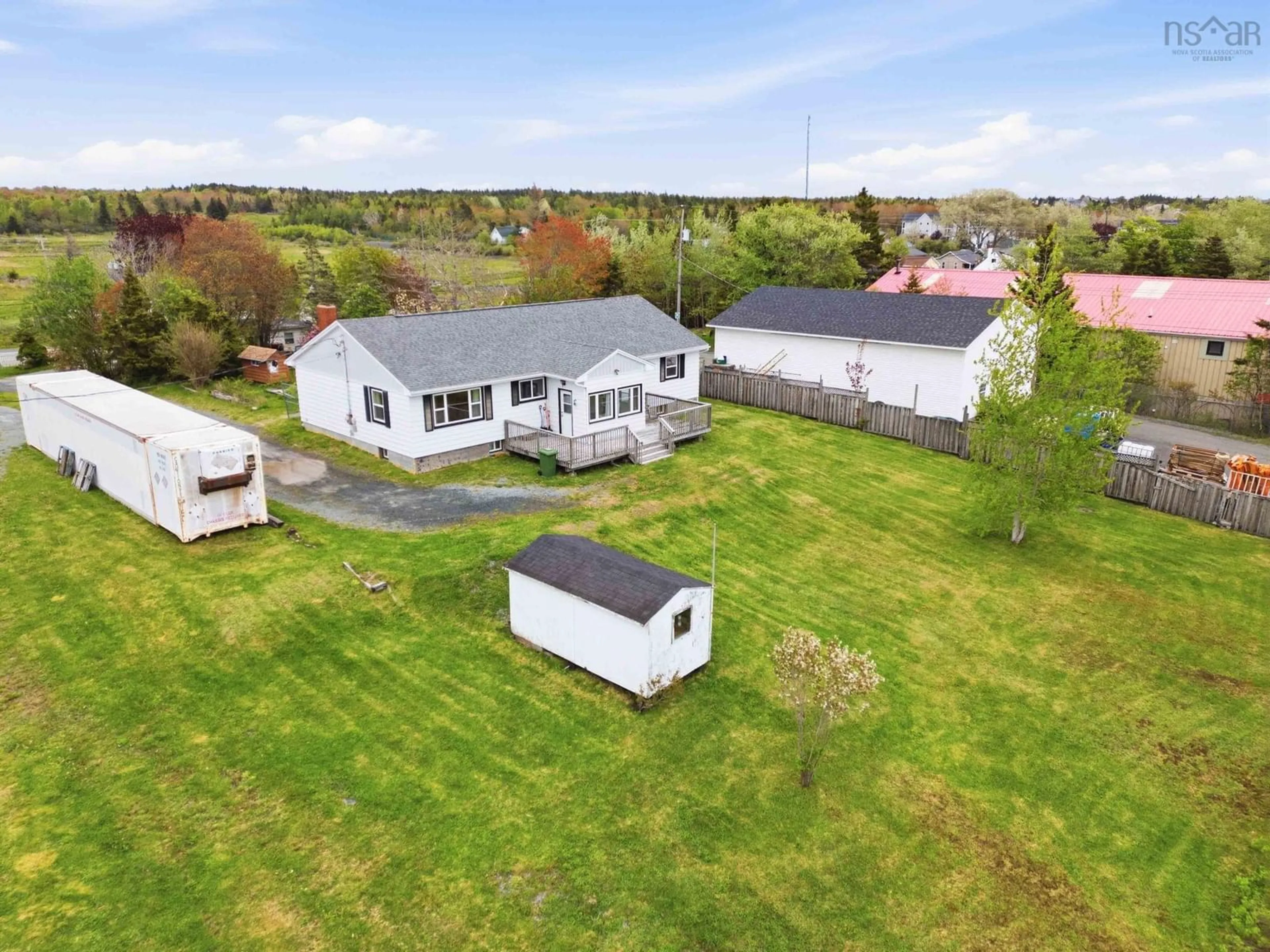 A pic from outside/outdoor area/front of a property/back of a property/a pic from drone, building for 16 Twin Lane, Eastern Passage Nova Scotia B3G 1M5