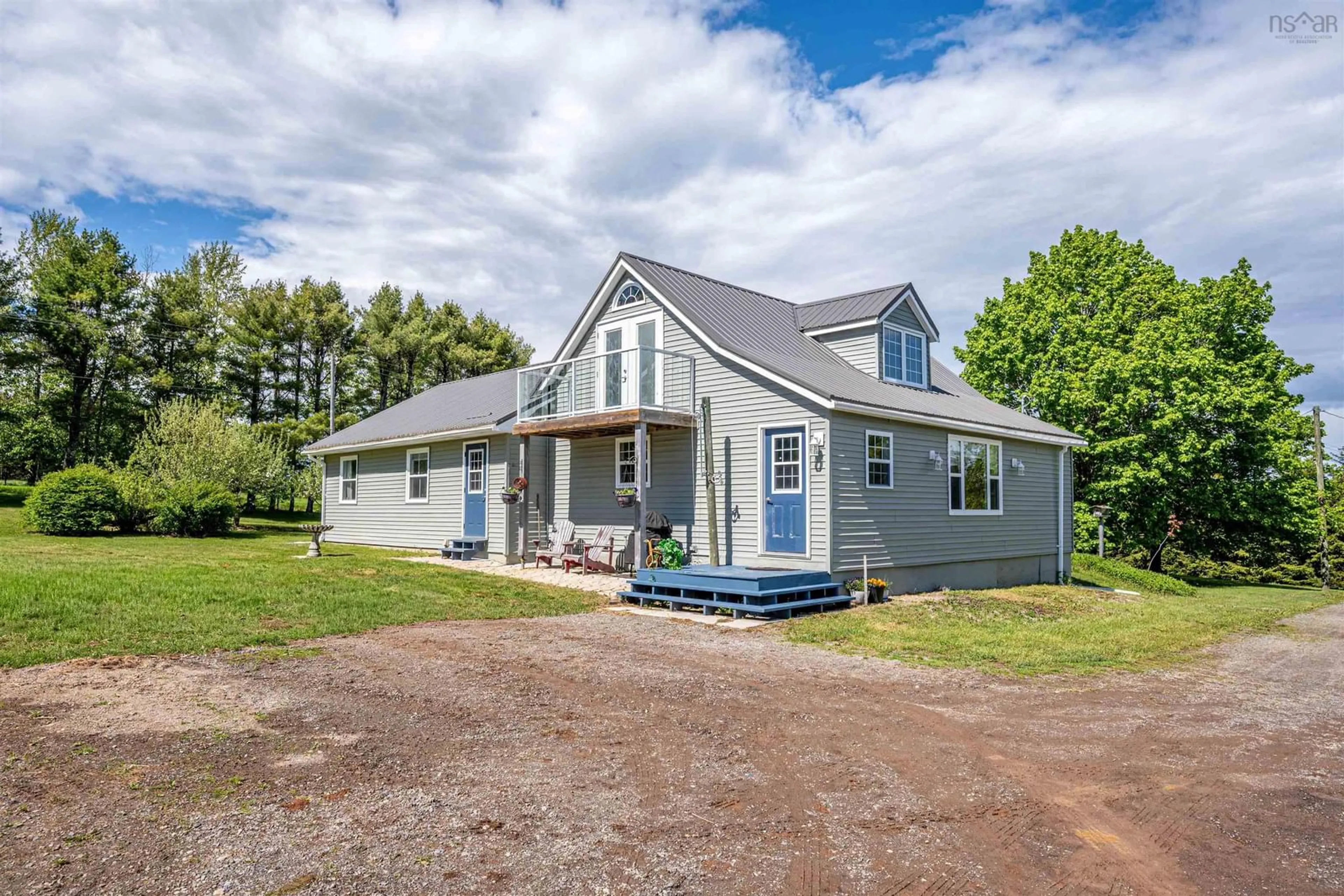 A pic from outside/outdoor area/front of a property/back of a property/a pic from drone, unknown for 135 Bennetts Bay Road, Arlington Nova Scotia B0P 1H0
