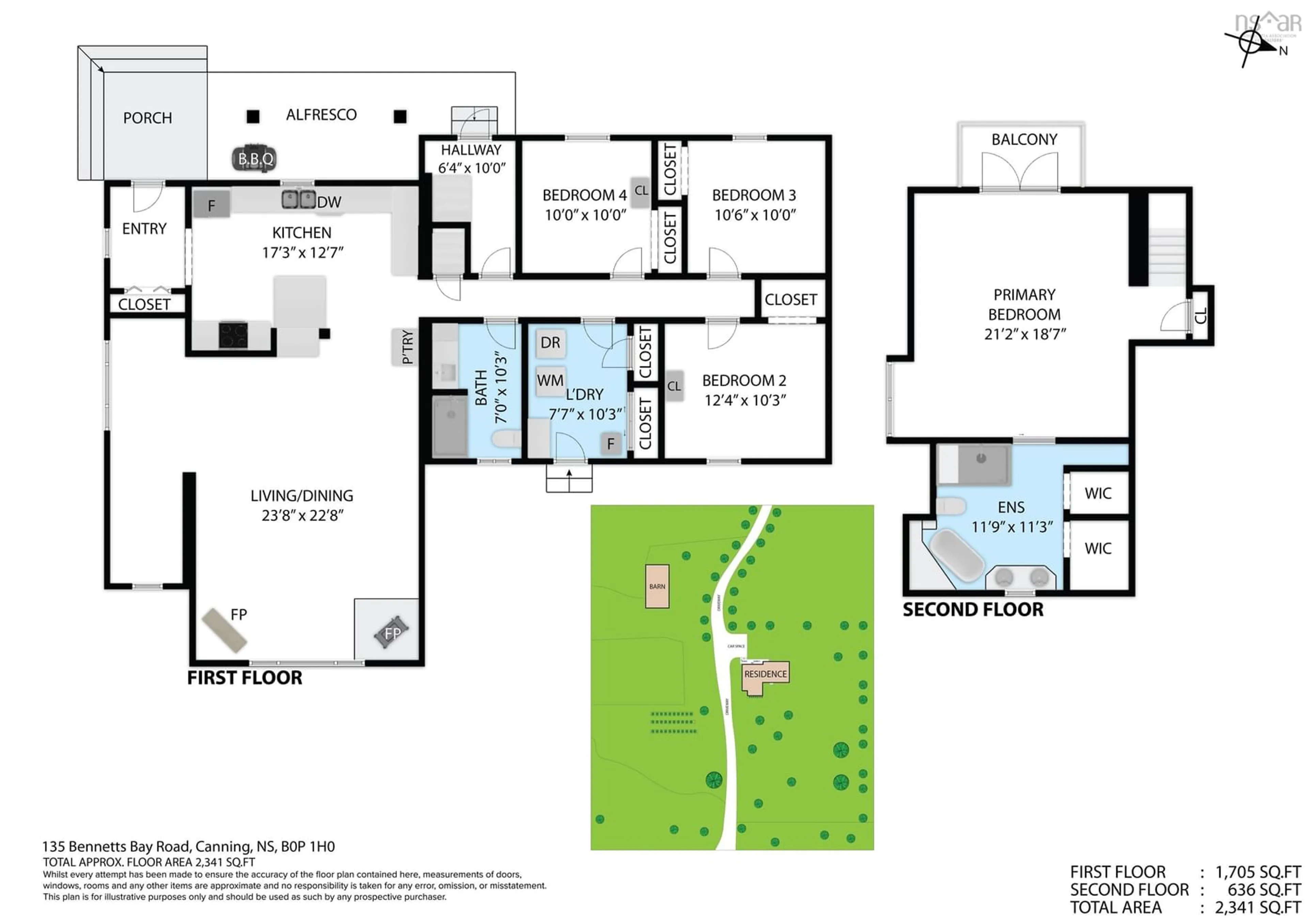 Floor plan for 135 Bennetts Bay Road, Arlington Nova Scotia B0P 1H0
