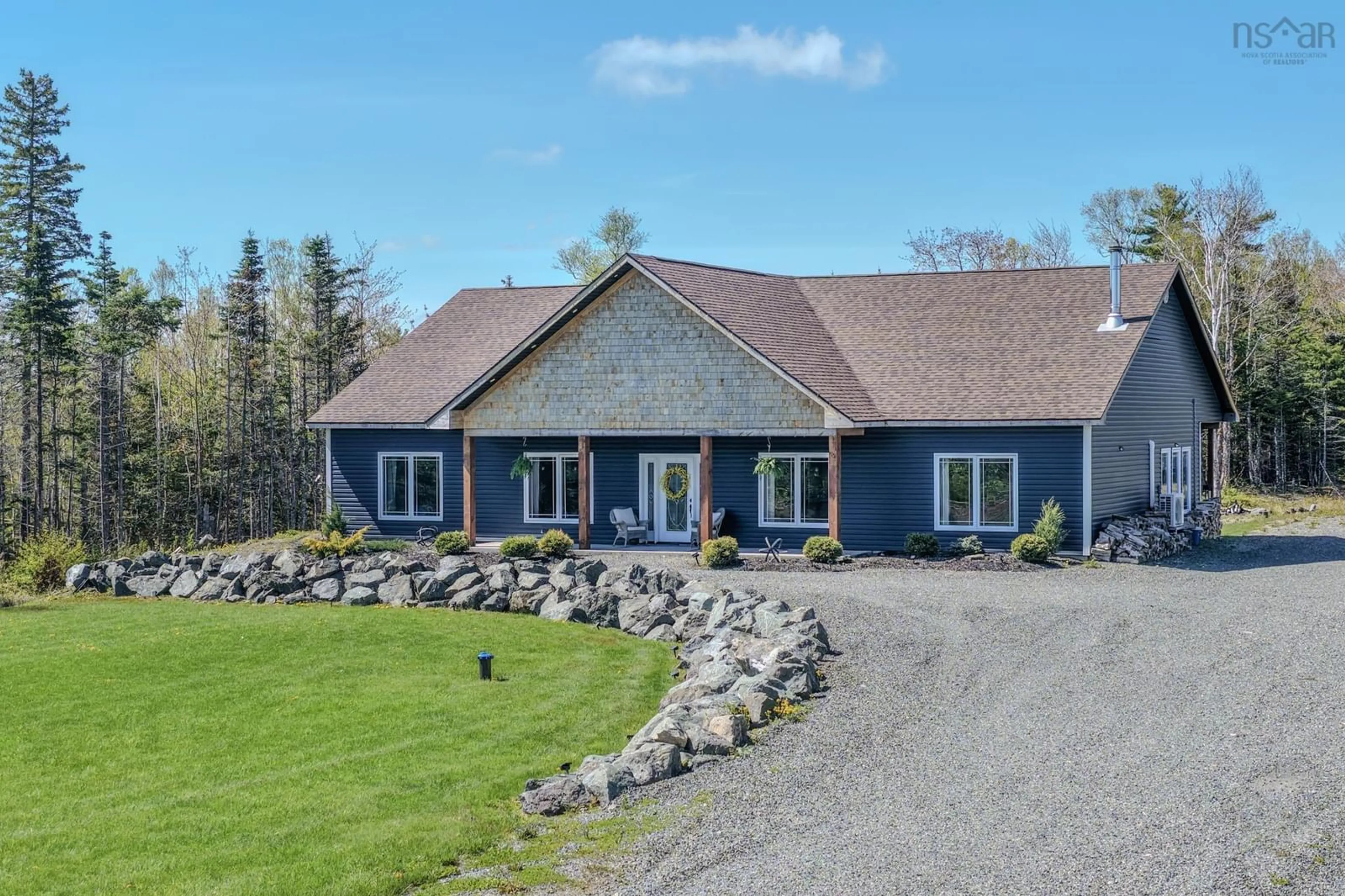 A pic from outside/outdoor area/front of a property/back of a property/a pic from drone, building for 244 Aspen Grove, Howie Centre Nova Scotia B1L 1C4