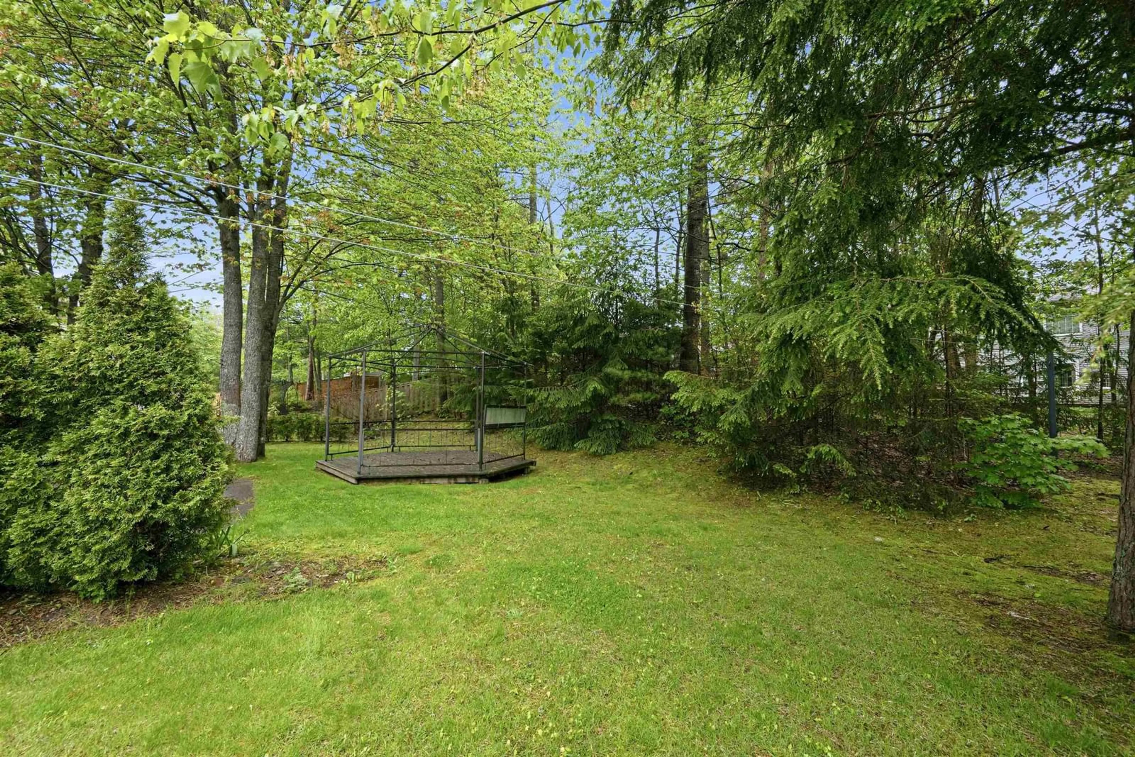 Patio, forest/trees view for 31 Anderson Boulevard, Kentville Nova Scotia B4N 5H2