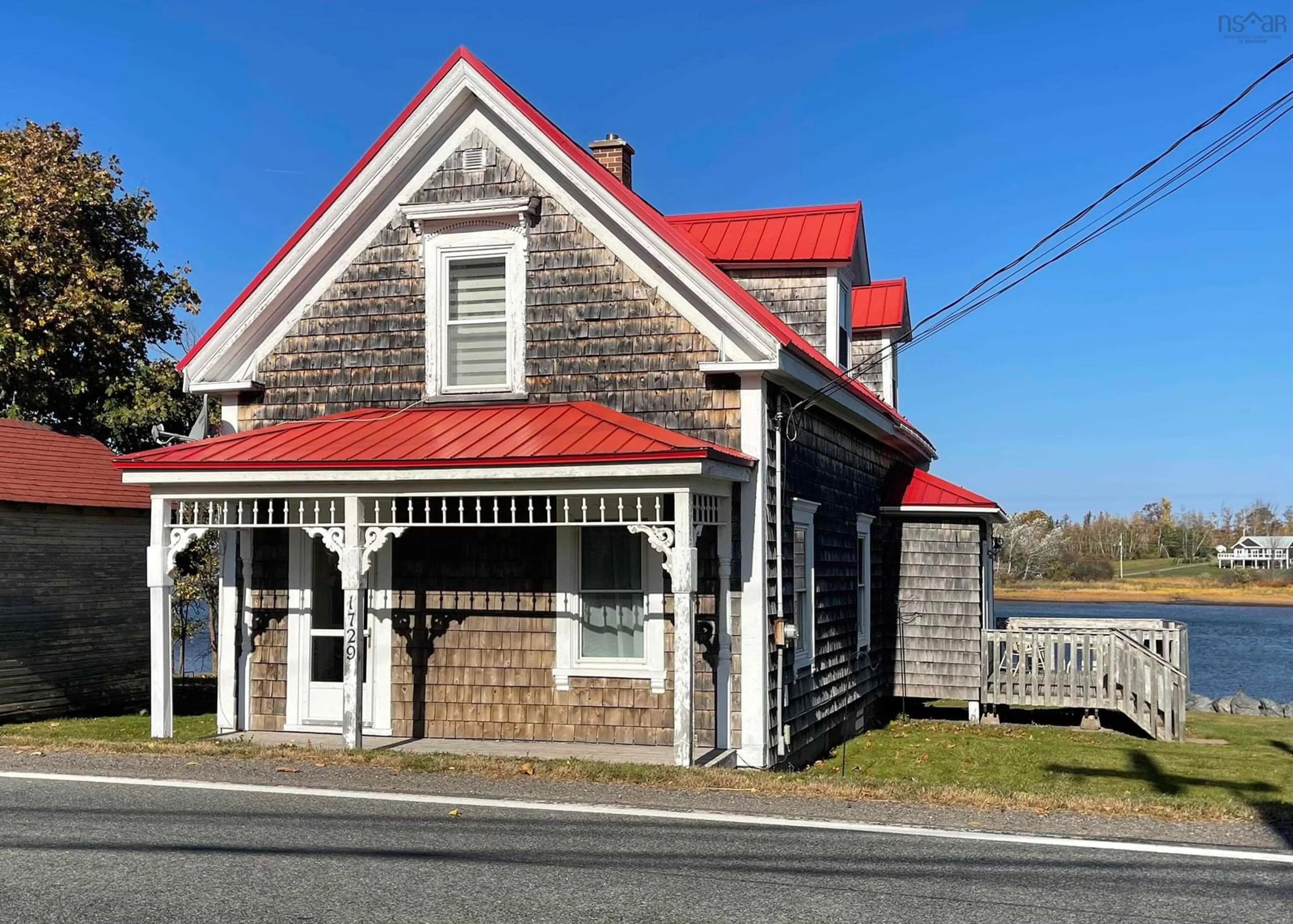 Home with brick exterior material, street for 1729 Highway 6, River John Nova Scotia B0K 1N0