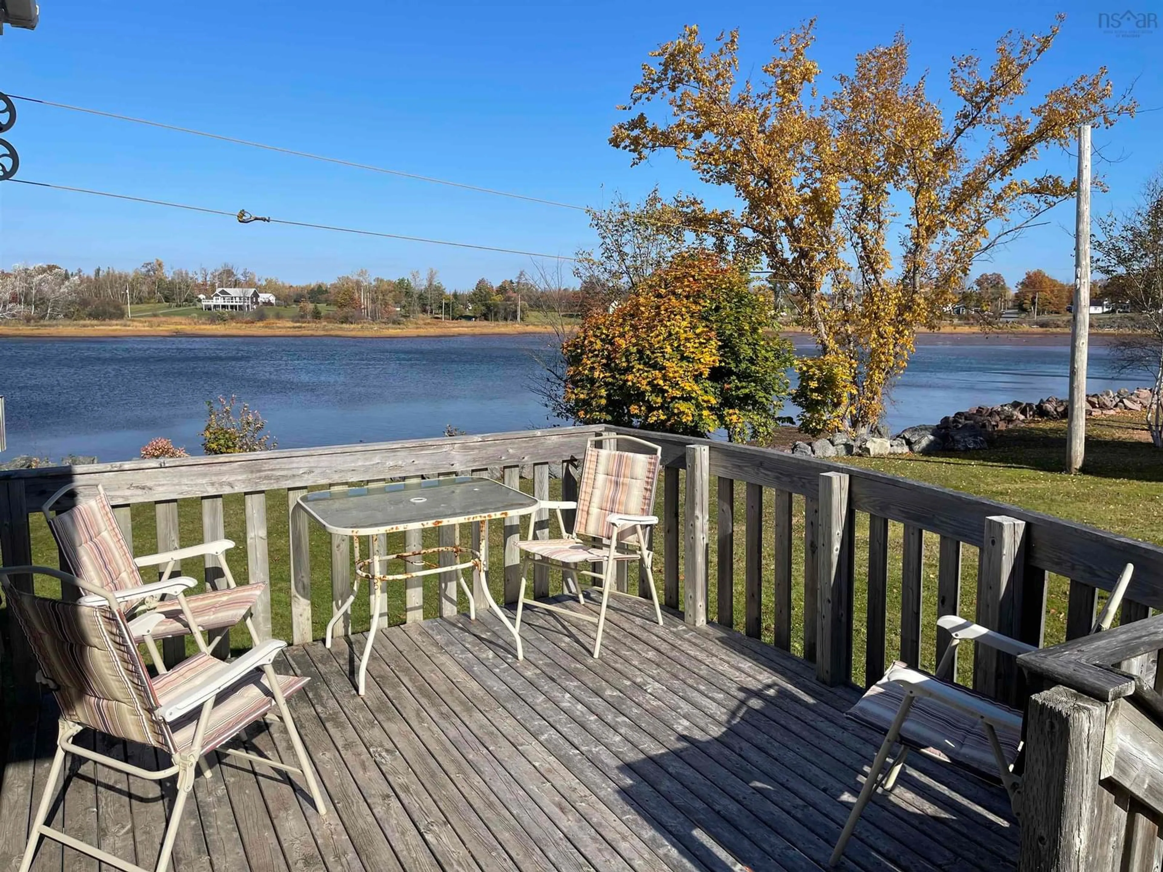 Patio, water/lake/river/ocean view for 1729 Highway 6, River John Nova Scotia B0K 1N0