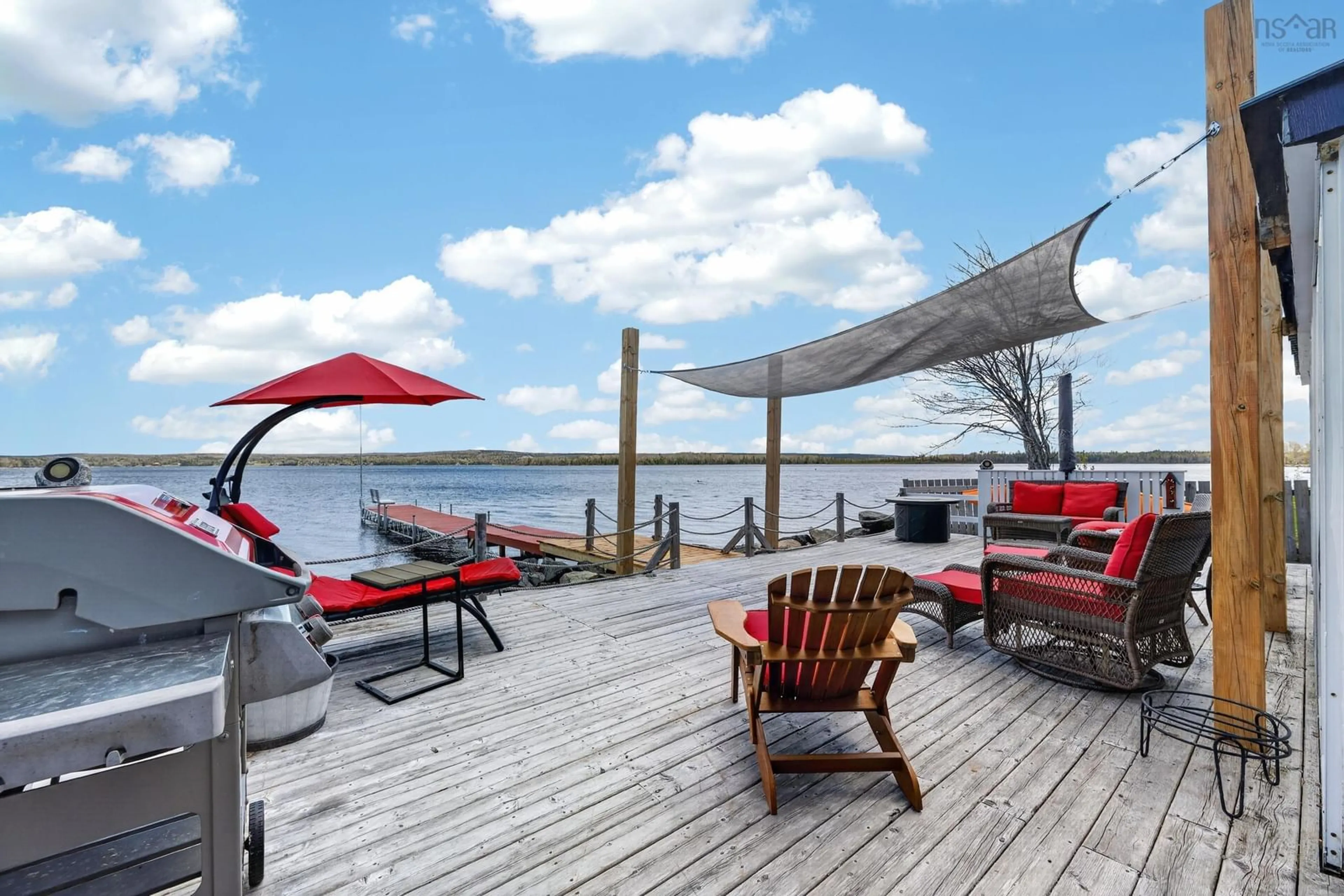 Patio, water/lake/river/ocean view for 1269 Hillside Road, Albert Bridge, Albert Bridge Nova Scotia B1K 3M3