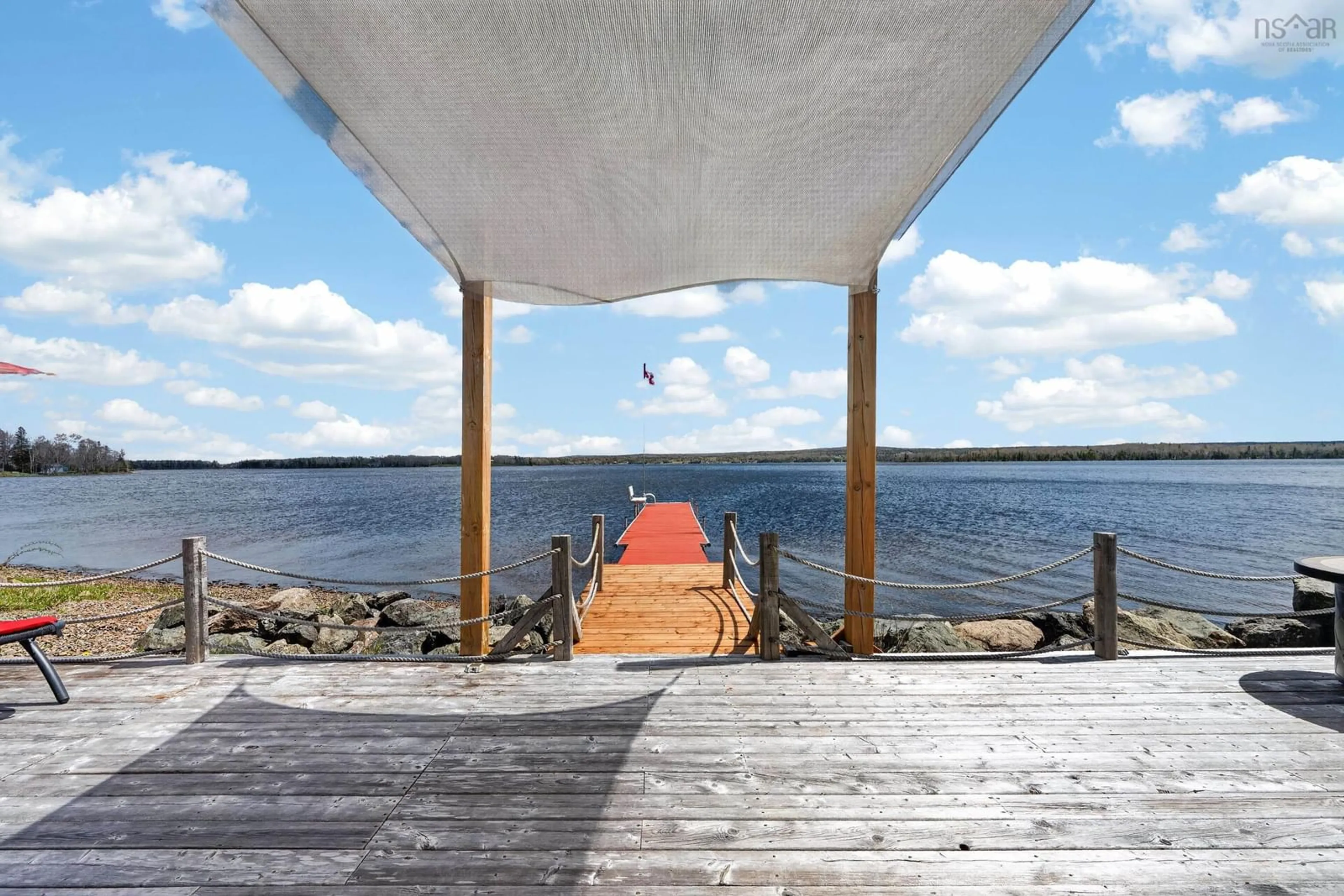 Patio, water/lake/river/ocean view for 1269 Hillside Road, Albert Bridge, Albert Bridge Nova Scotia B1K 3M3