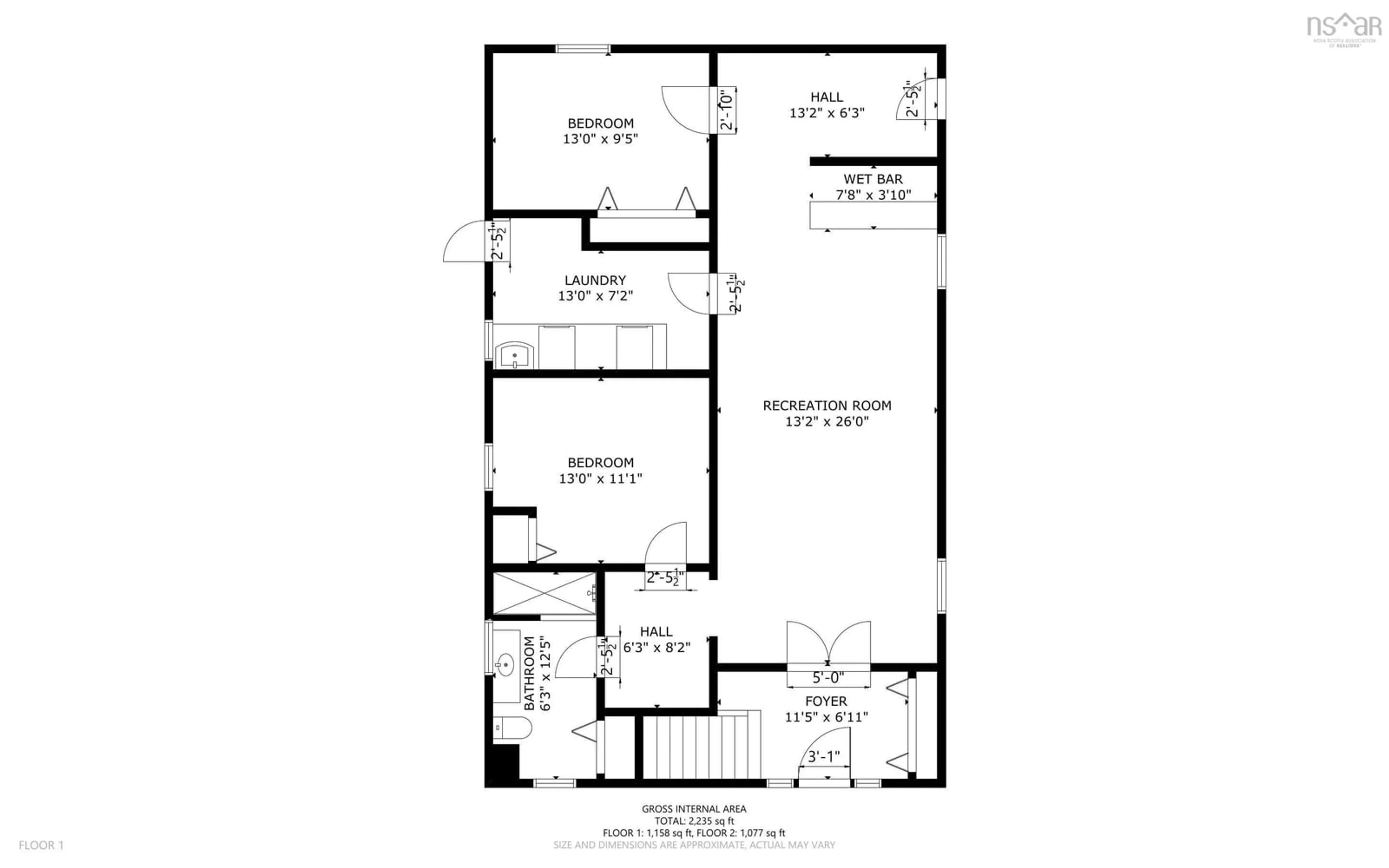 Floor plan for 832 Myra Rd, Porters Lake Nova Scotia B3E 1G5