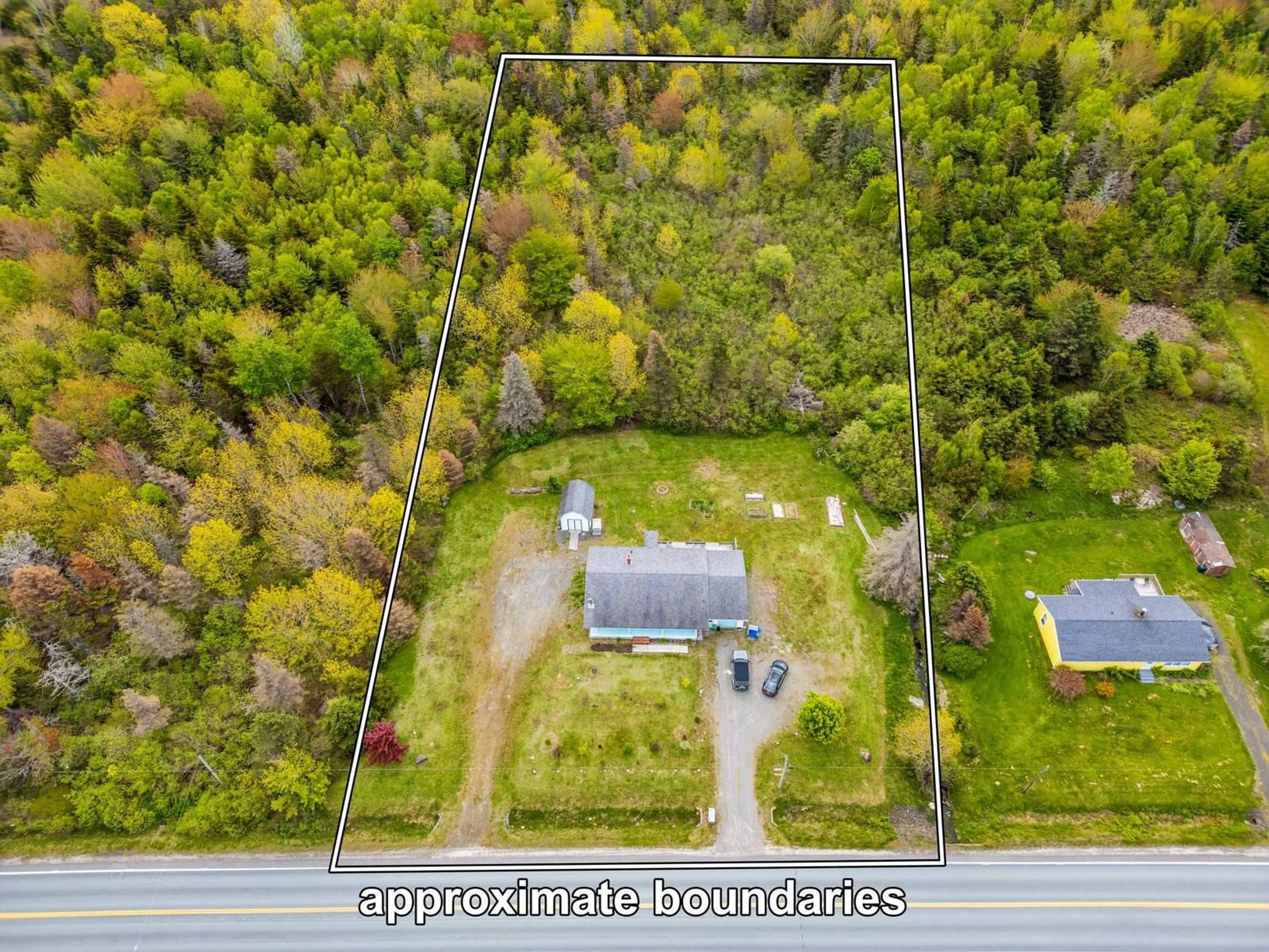 A pic from outside/outdoor area/front of a property/back of a property/a pic from drone, building for 7784 Highway 101, Plympton Nova Scotia B0W 2R0
