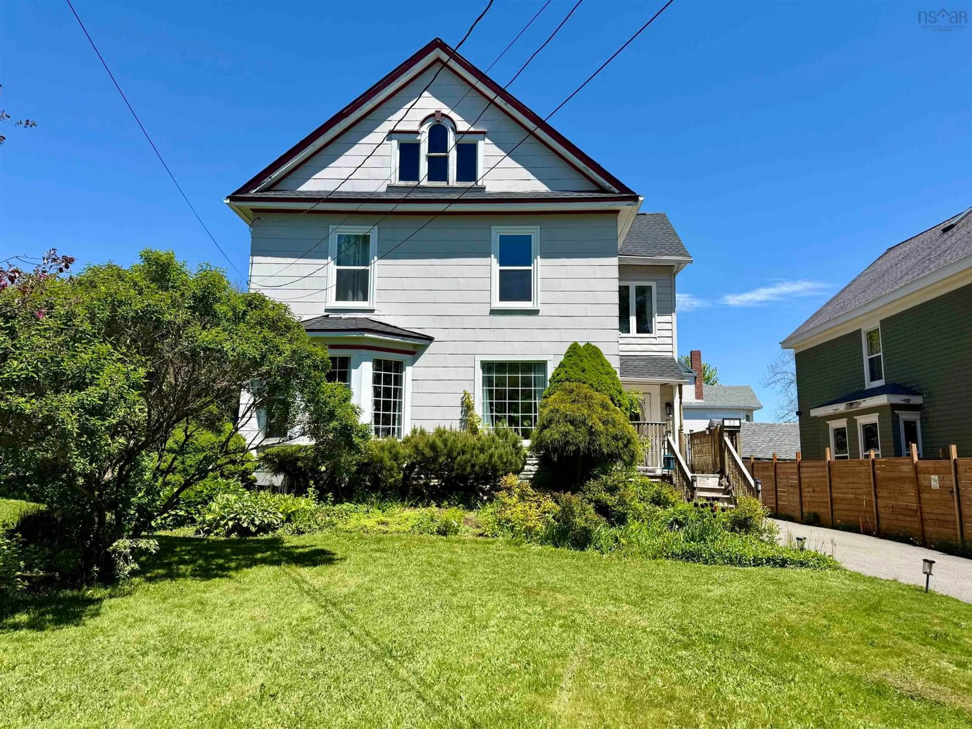 A pic from outside/outdoor area/front of a property/back of a property/a pic from drone, street for 52 Rupert St, Amherst Nova Scotia B4H 3R6