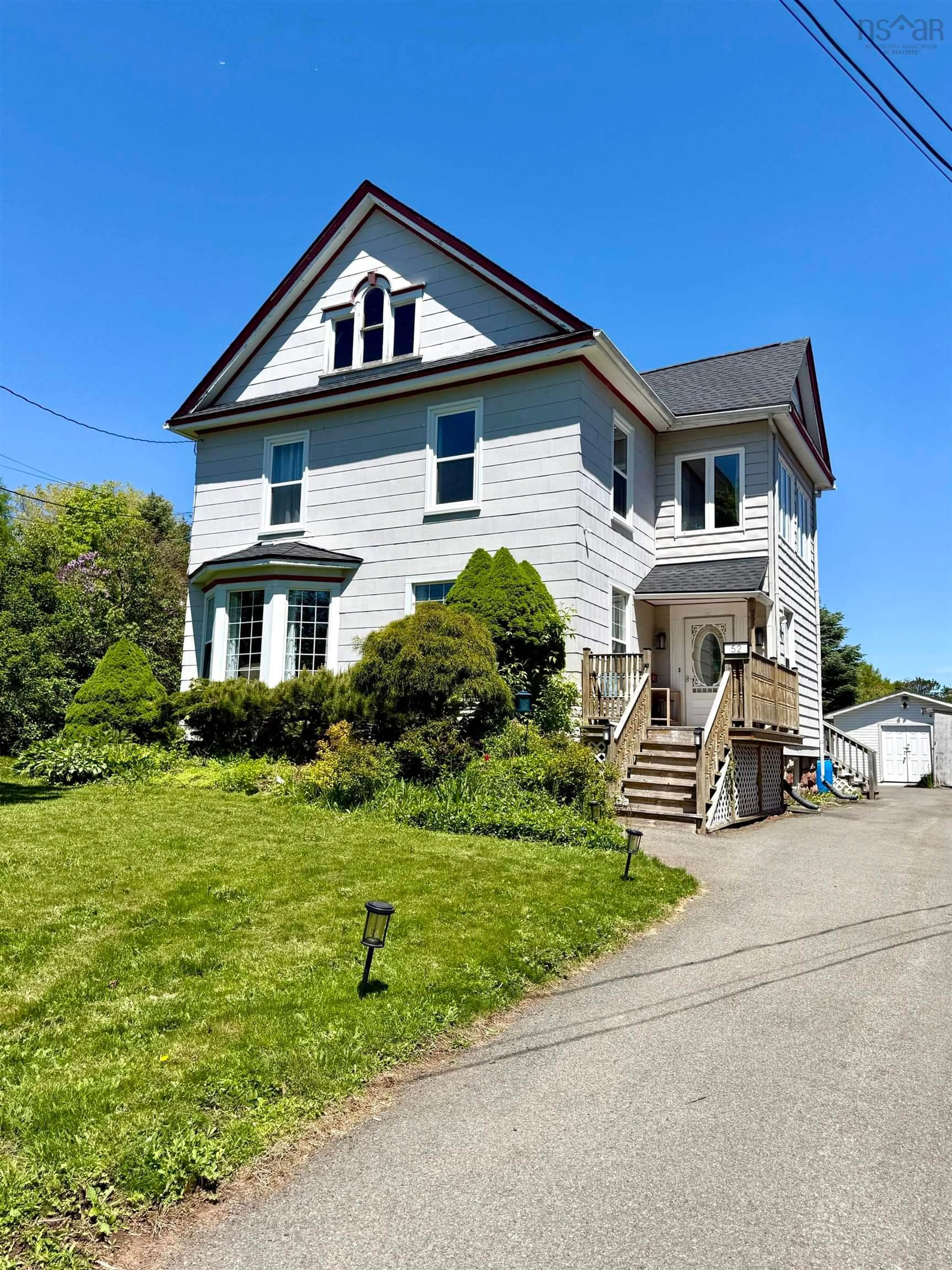 Home with vinyl exterior material, street for 52 Rupert St, Amherst Nova Scotia B4H 3R6