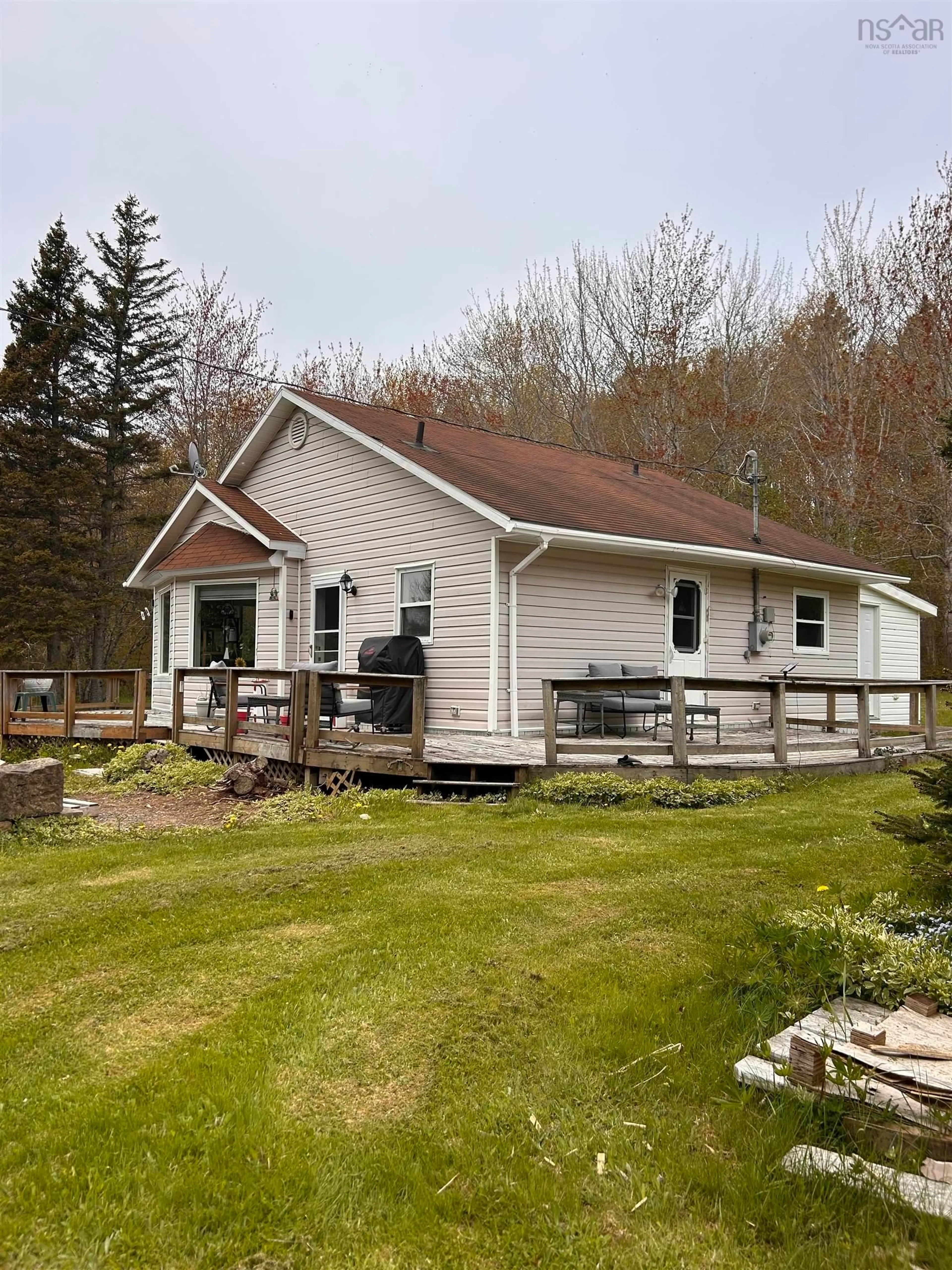 Home with vinyl exterior material, building for 4430 252 Hwy, Hillsboro Nova Scotia B0E 1X0