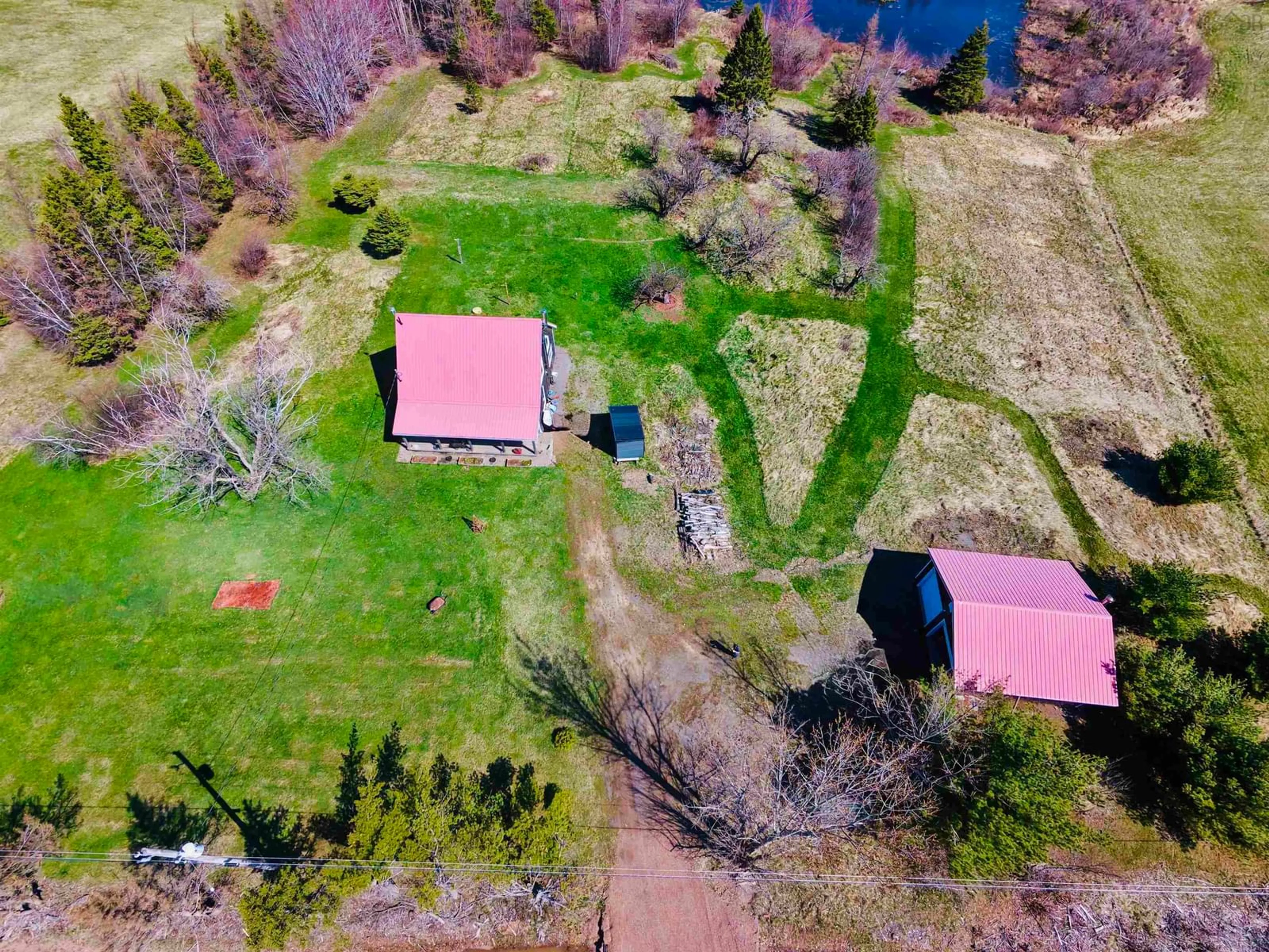 A pic from outside/outdoor area/front of a property/back of a property/a pic from drone, water/lake/river/ocean view for 1595 West Tatamagouche Road, West Tatamagouch, West Tatamagouche Nova Scotia B0K 1V0