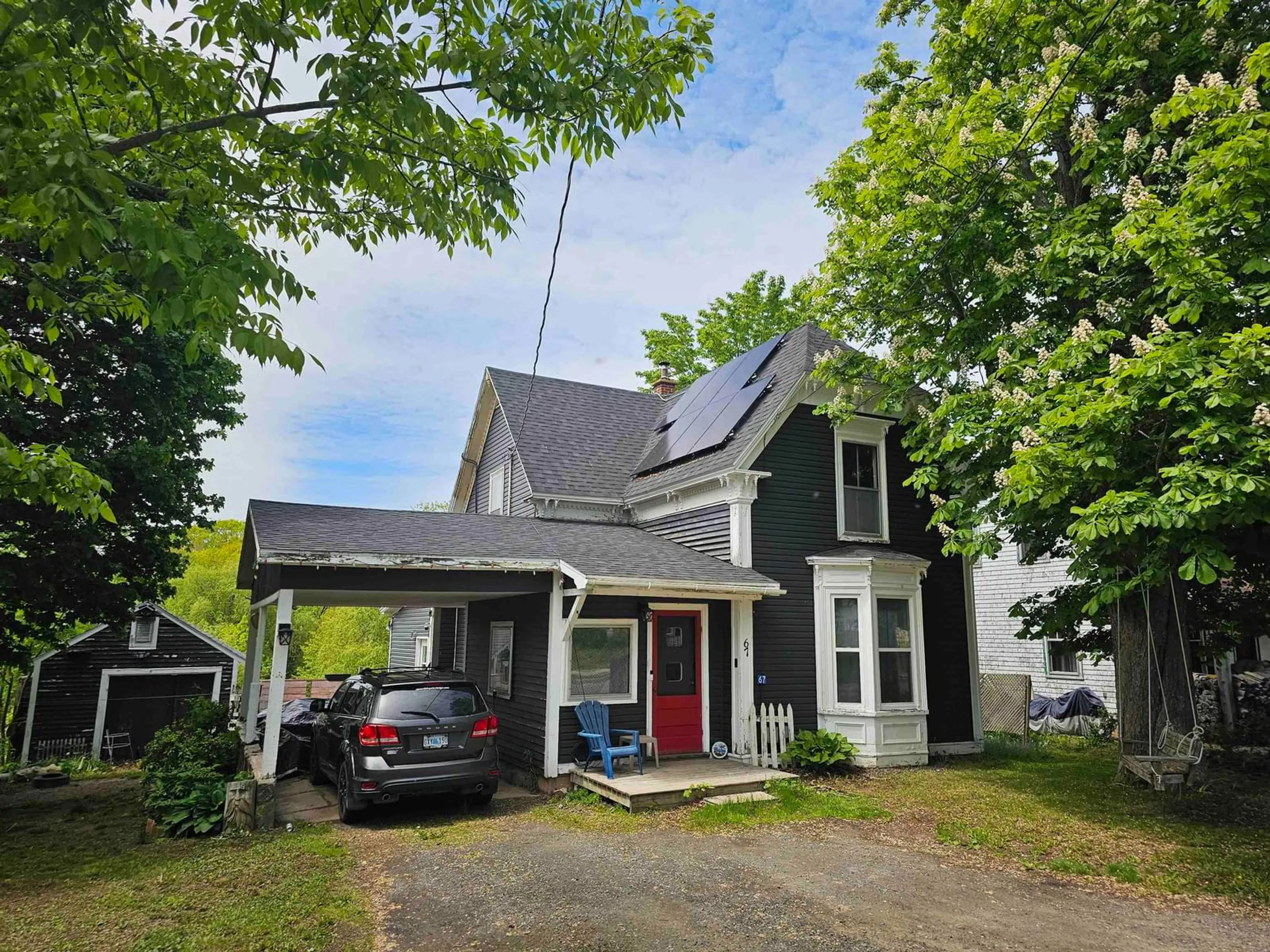 A pic from outside/outdoor area/front of a property/back of a property/a pic from drone, street for 67 Lawrencetown Lane, Lawrencetown Nova Scotia B0S 1M0