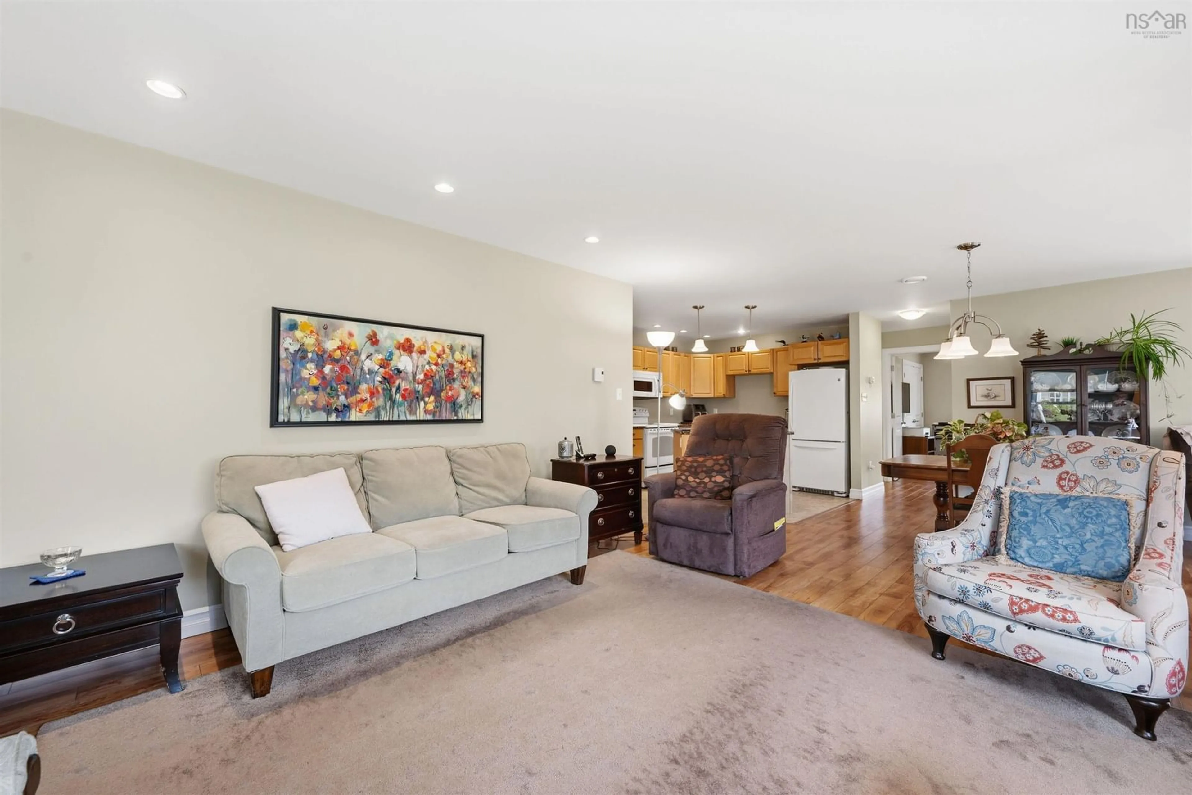 Living room with furniture, unknown for 27 Mariner Dr, Hantsport Nova Scotia B0P 1P0