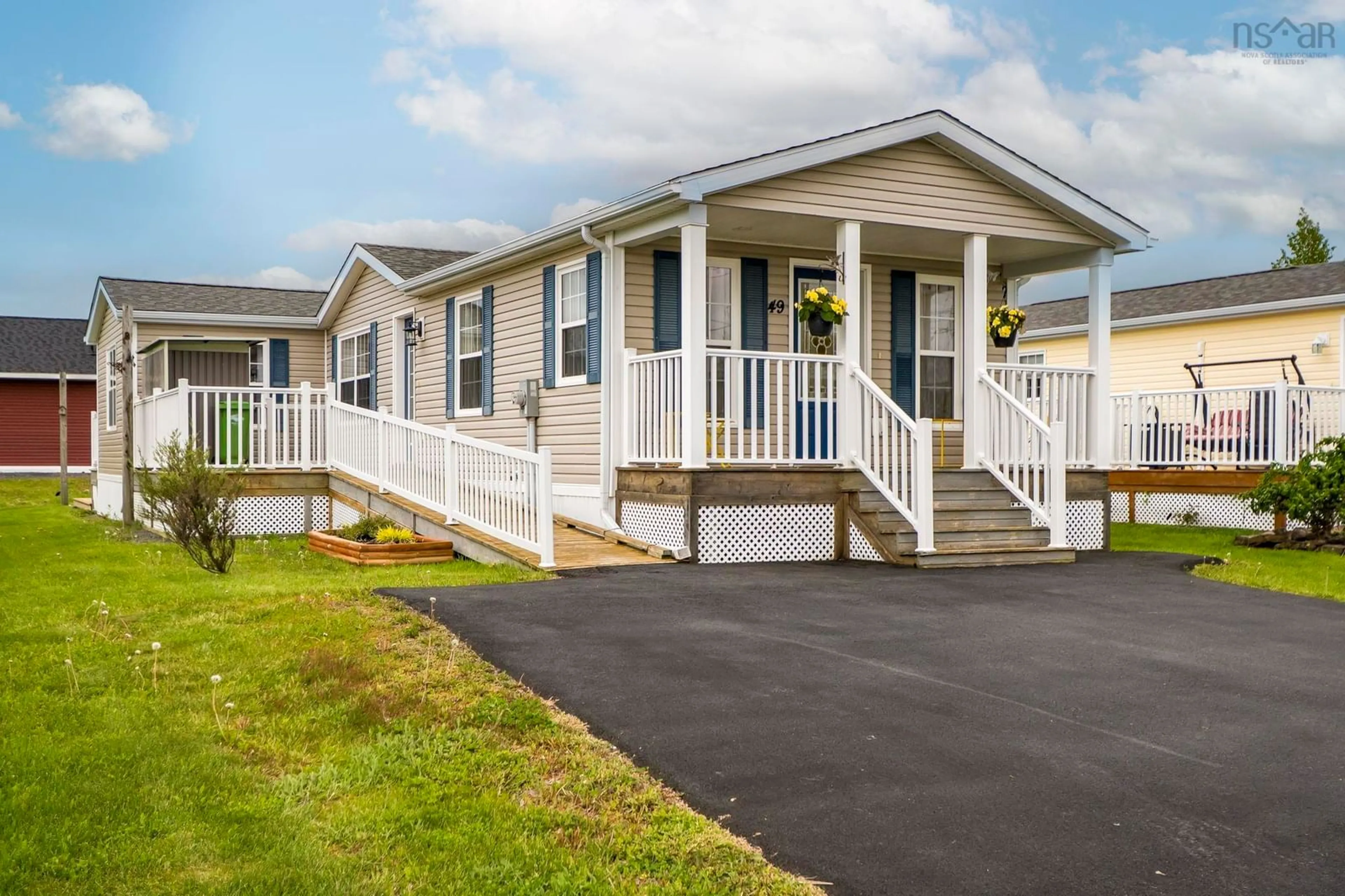 Home with vinyl exterior material, street for 49 Merriweather Cres, Garlands Crossing Nova Scotia B0N 2T0