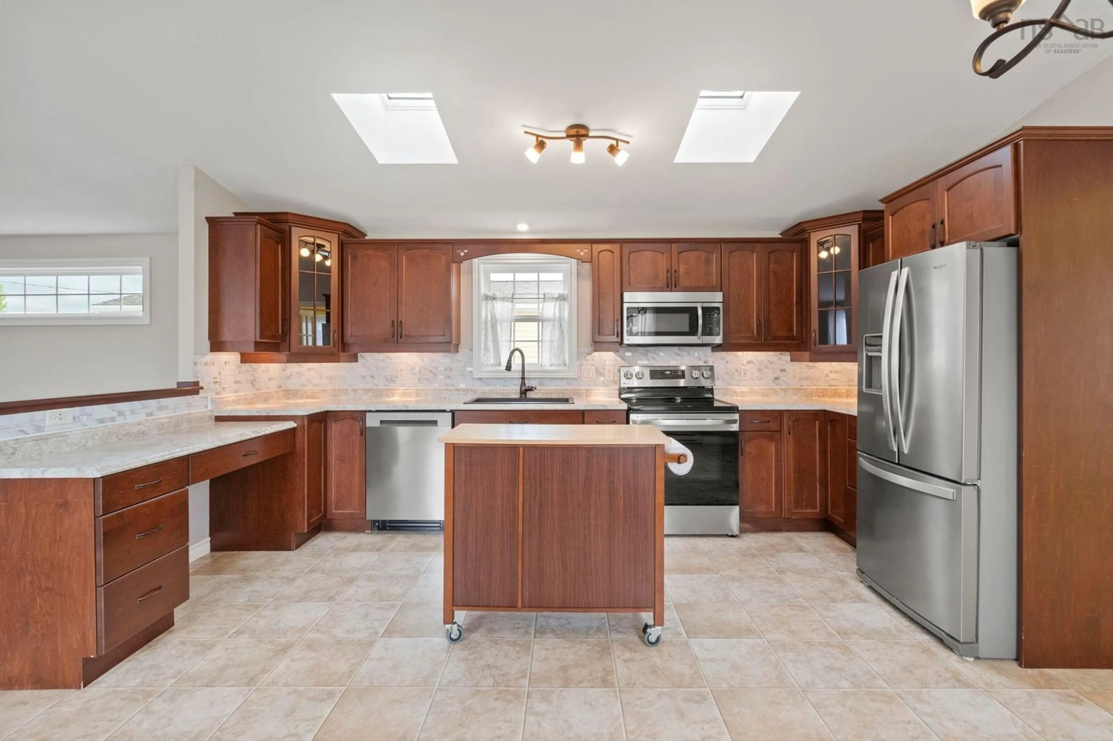 Open concept kitchen, ceramic/tile floor for 49 Merriweather Cres, Garlands Crossing Nova Scotia B0N 2T0
