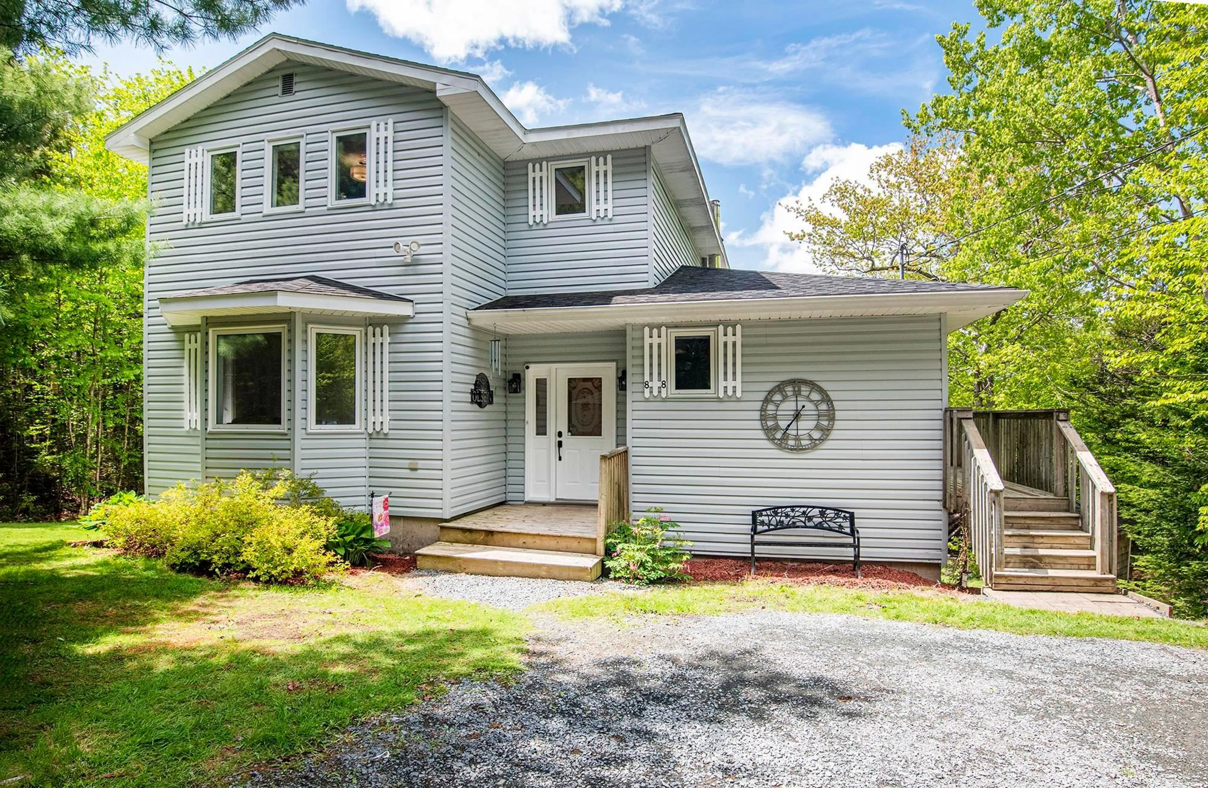 Home with vinyl exterior material, street for 88 Westwind Ridge, Middle Sackville Nova Scotia B4E 3B4