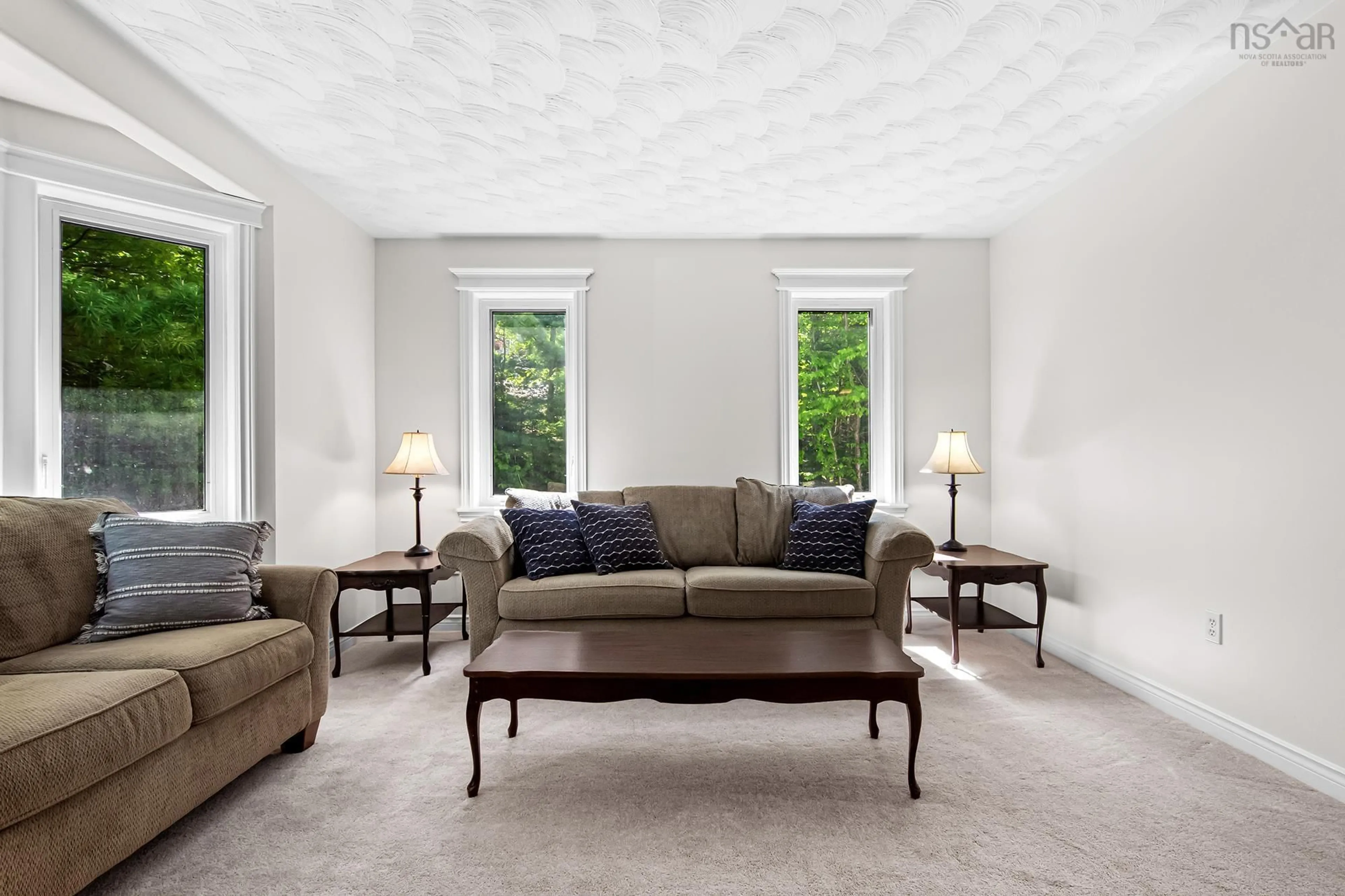 Living room with furniture, carpet floor for 88 Westwind Ridge, Middle Sackville Nova Scotia B4E 3B4