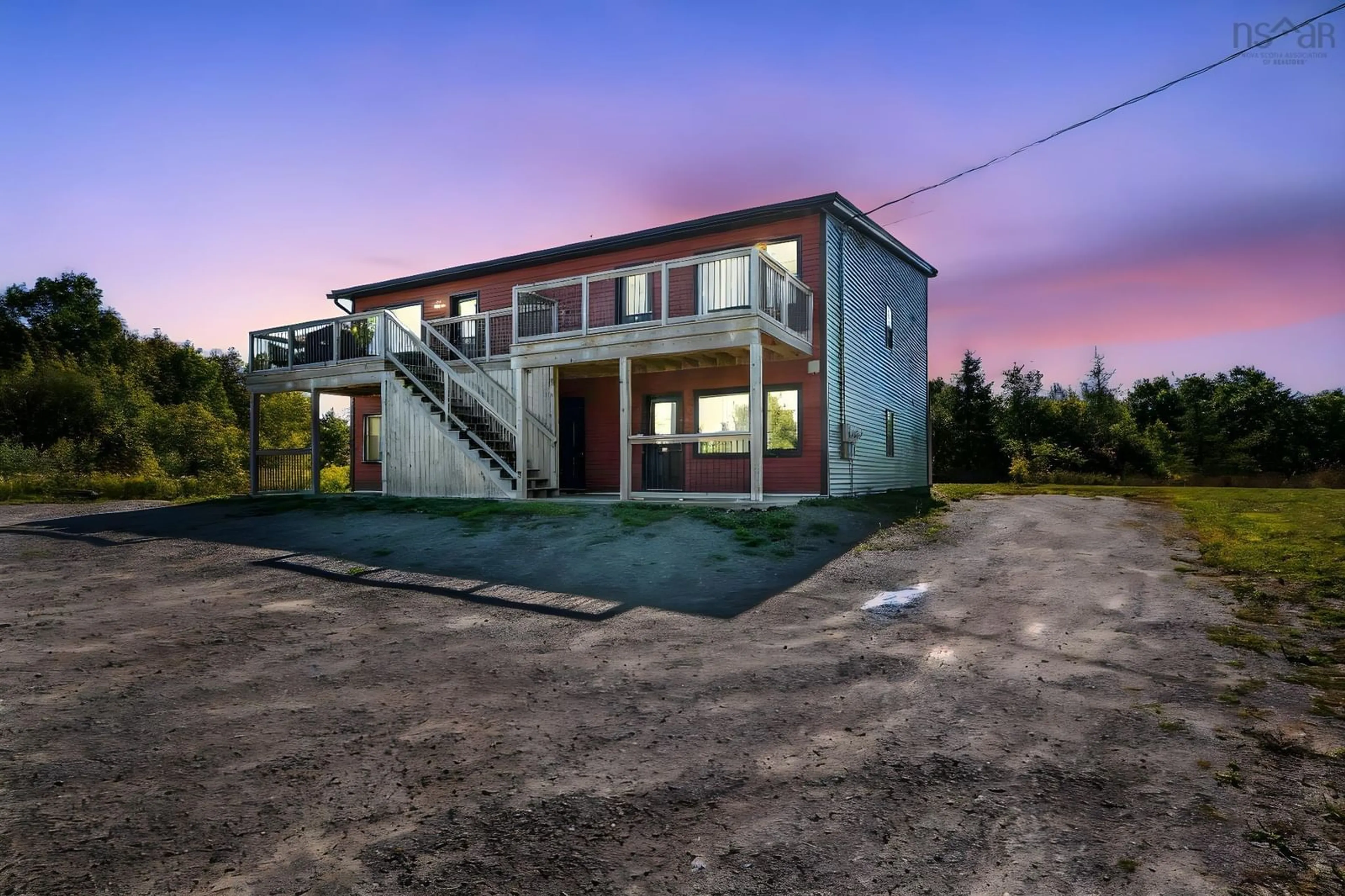 A pic from outside/outdoor area/front of a property/back of a property/a pic from drone, building for 26-28 Raspberry Lane, Currys Corner Nova Scotia B0N 2T0